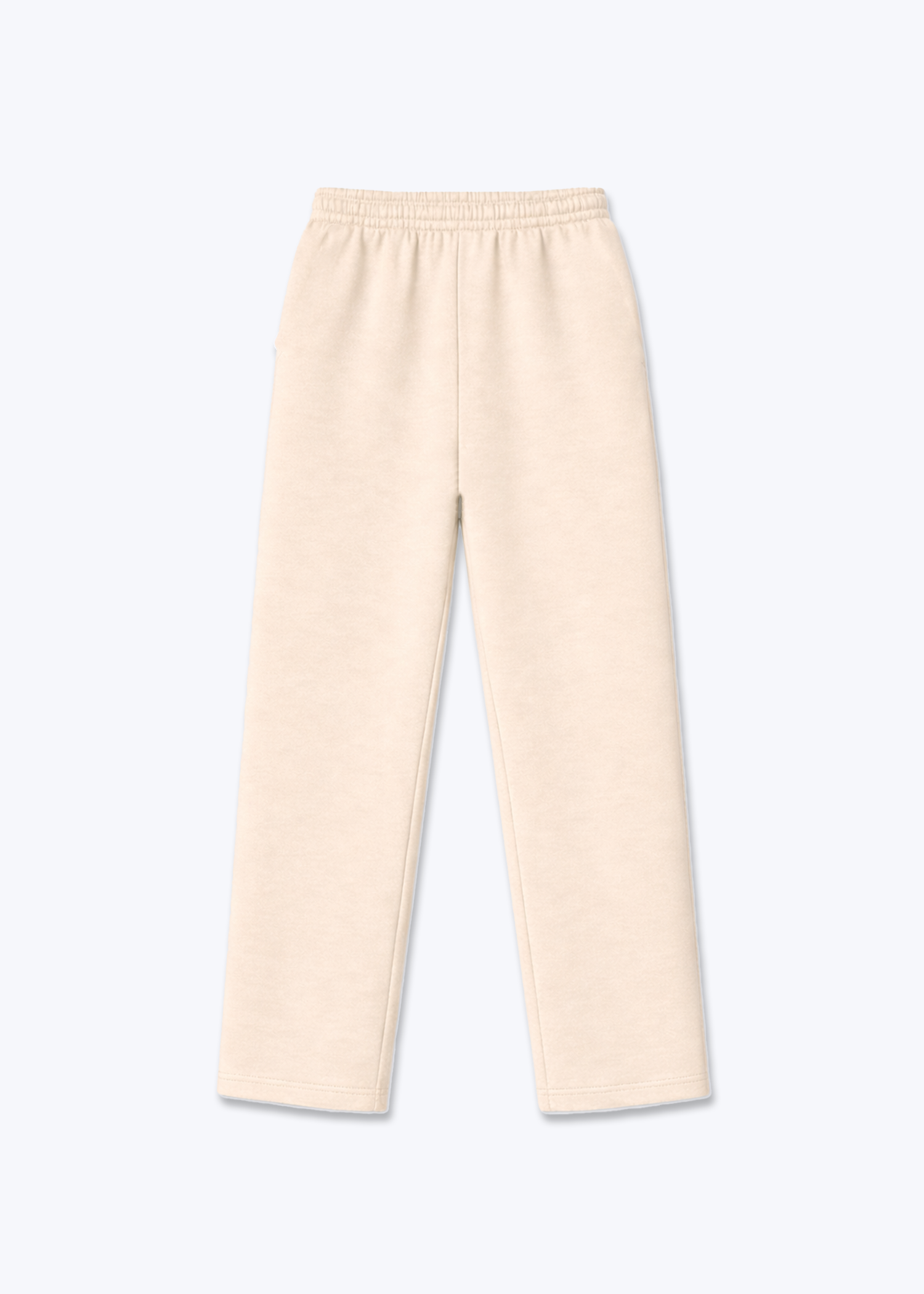 CLEAN BLANK - Trackpants - Beige Back Base