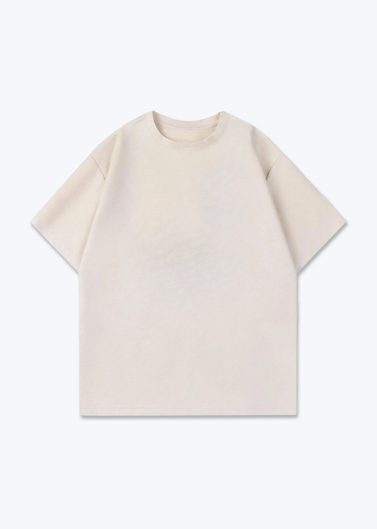 CLEAN BLANK - Oversized Shirt - Beige Front Base