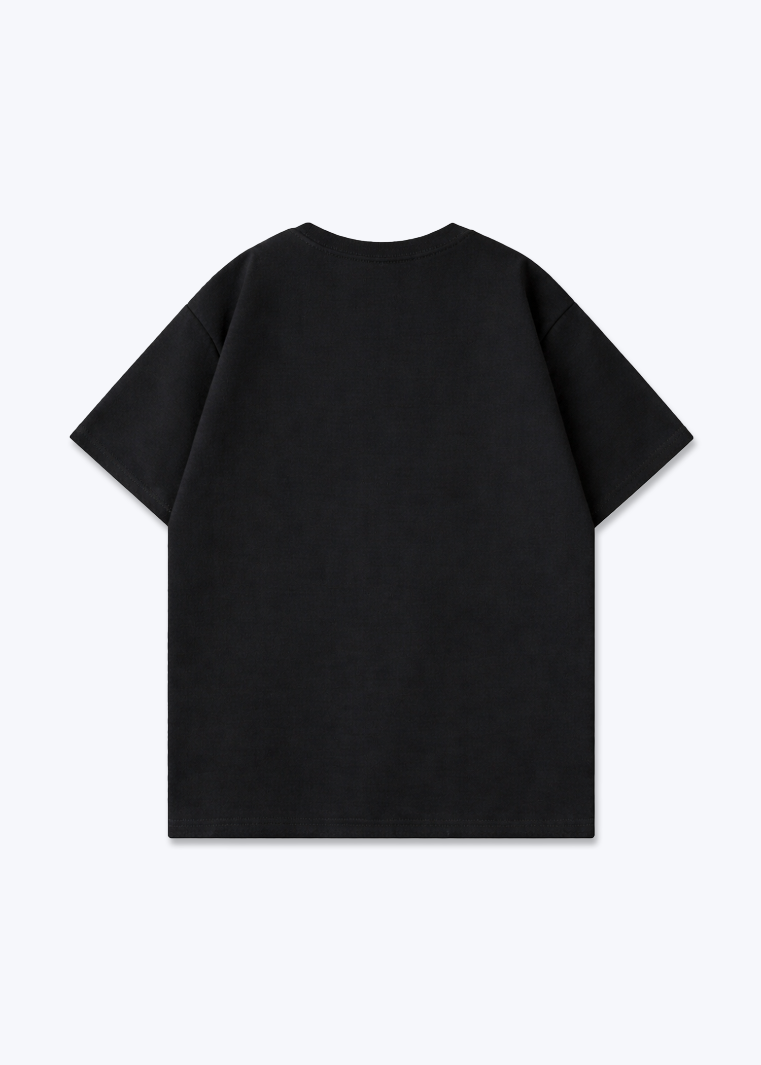 CLEAN BLANK - Oversized Shirt - Black Back Base