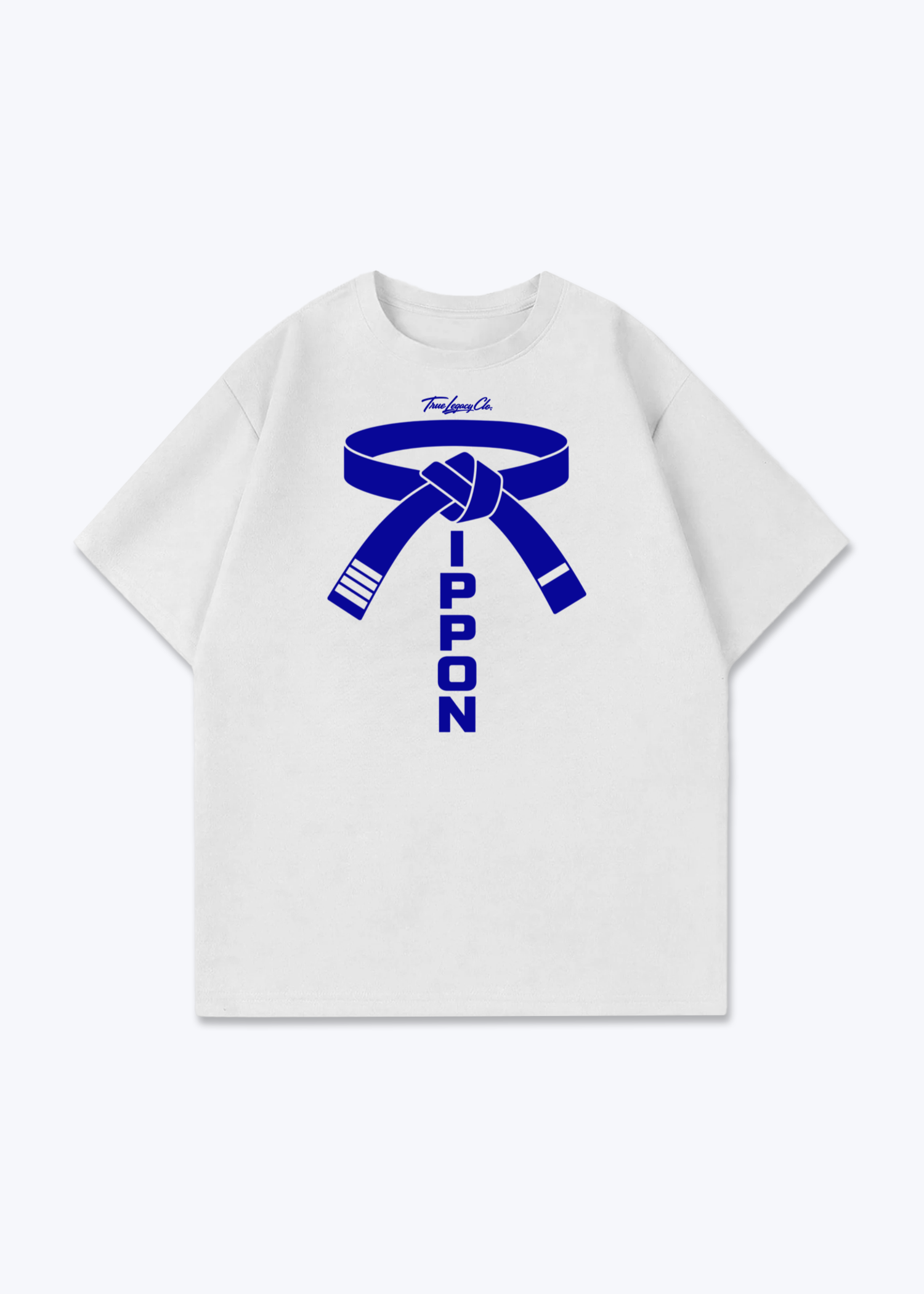 IPPON - Oversized Shirt - White Front (Designed)