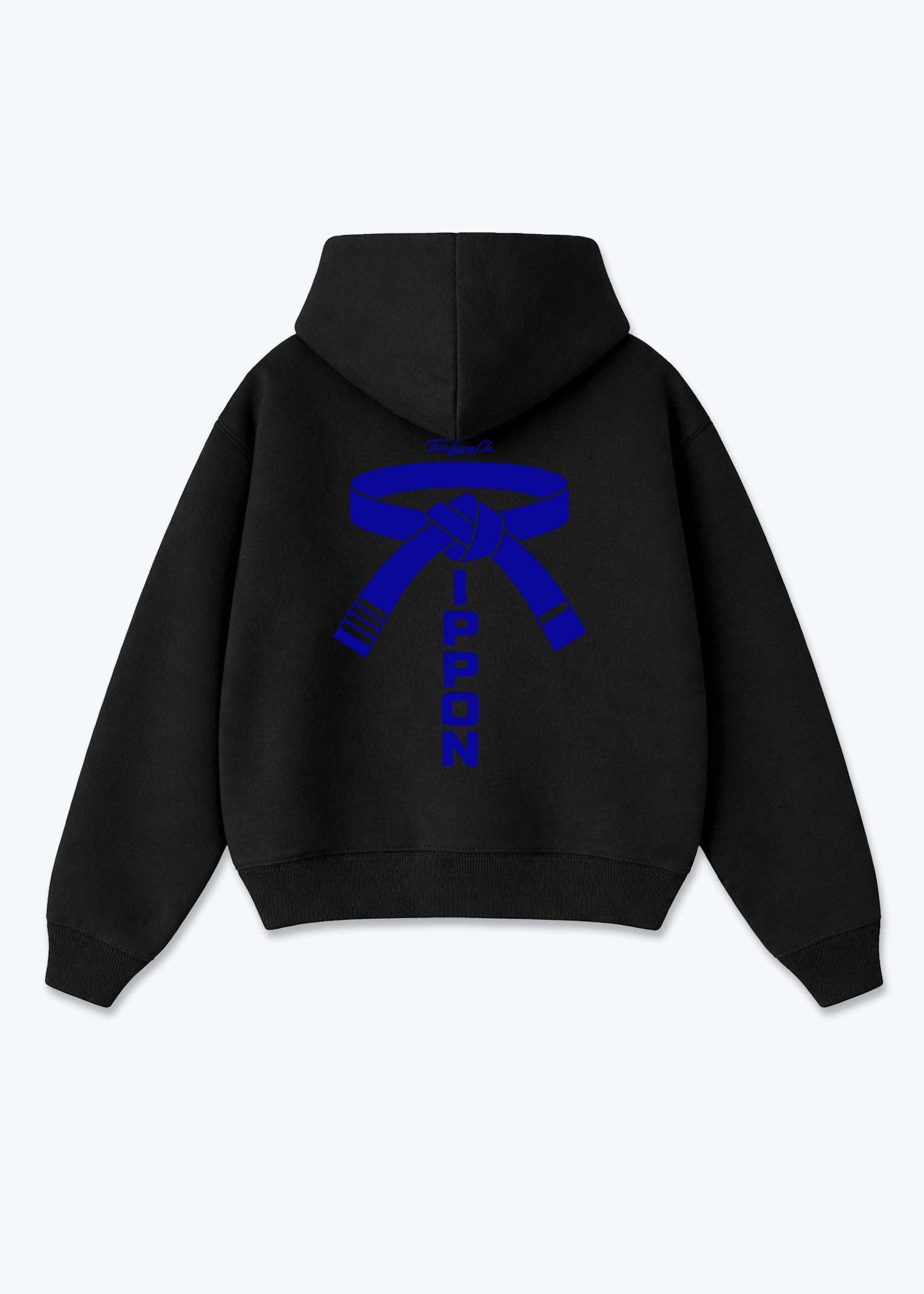 IPPON - Oversized Hoodie - Black Back (Designed)