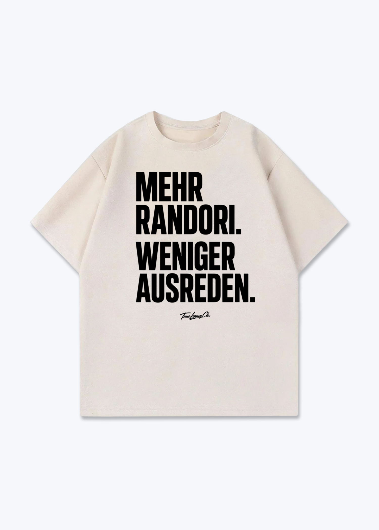 MEHR RANDORI - Oversized Shirt - Beige Front (Designed)