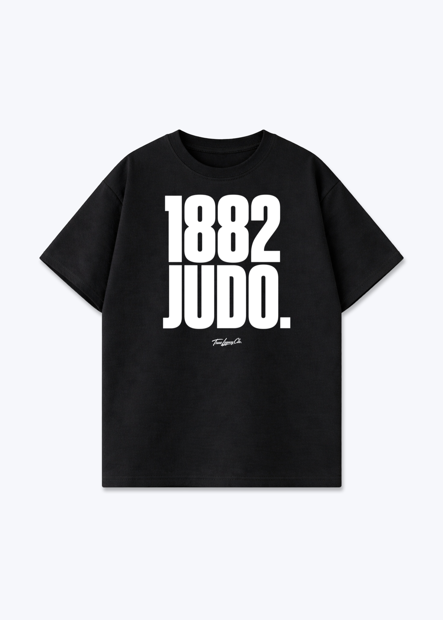 1882 JUDO - Oversized Shirt - Black Front (Designed)