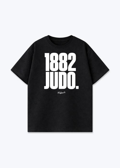 1882 JUDO - Oversized Shirt - Black Front (Designed)