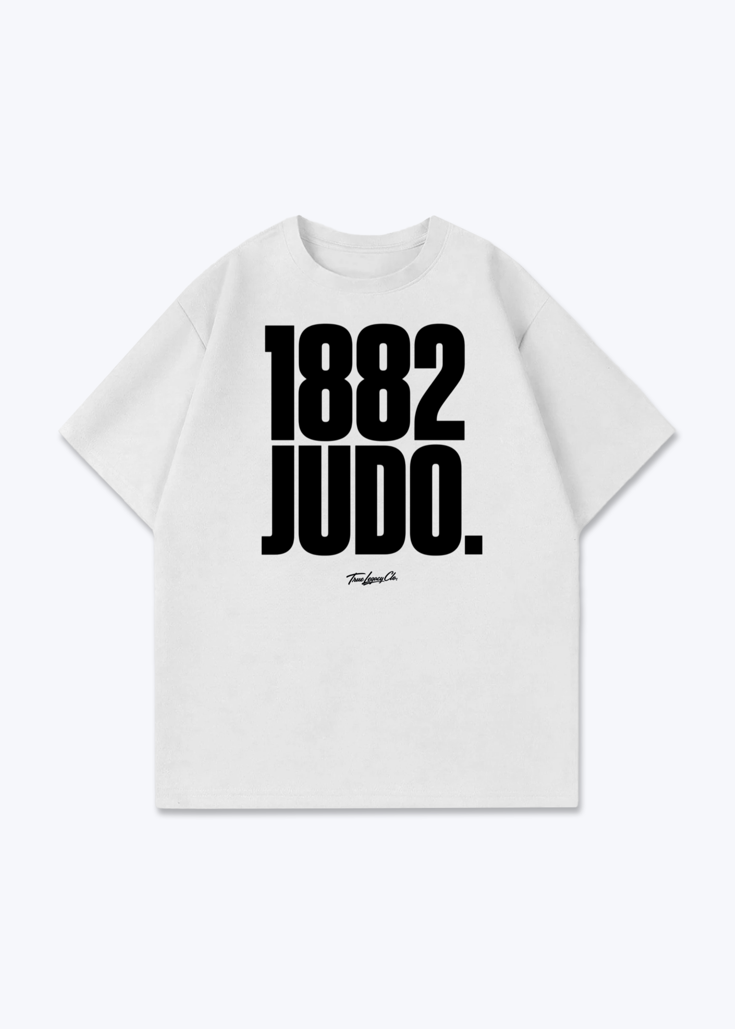 1882 JUDO - Oversized Shirt - White Front (Designed)