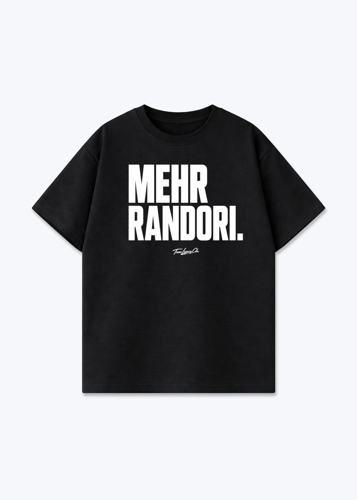 MEHR RANDORI - Oversized Shirt - Black Front (Designed)