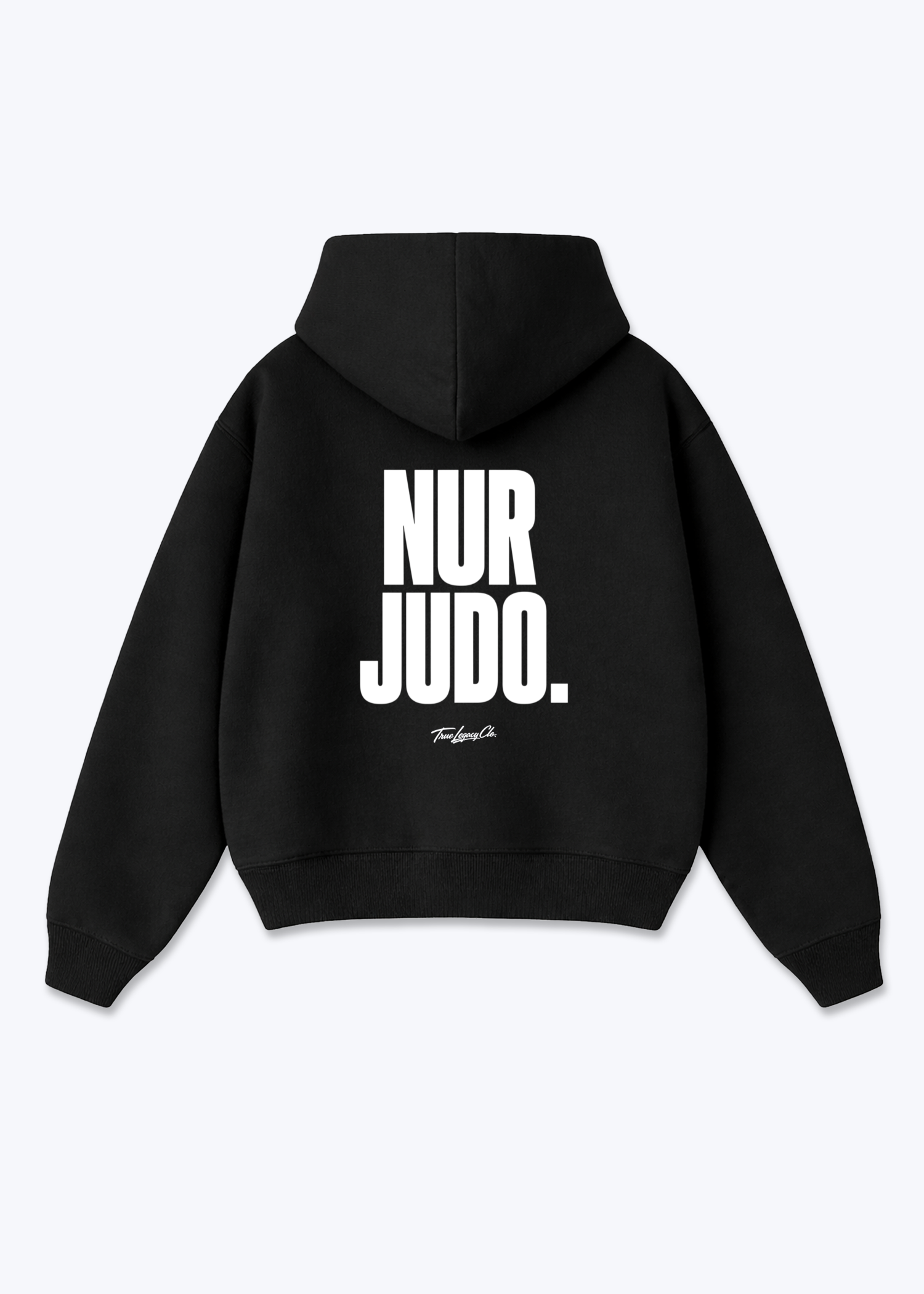 NUR JUDO - Oversized Hoodie - Black Back (Designed)