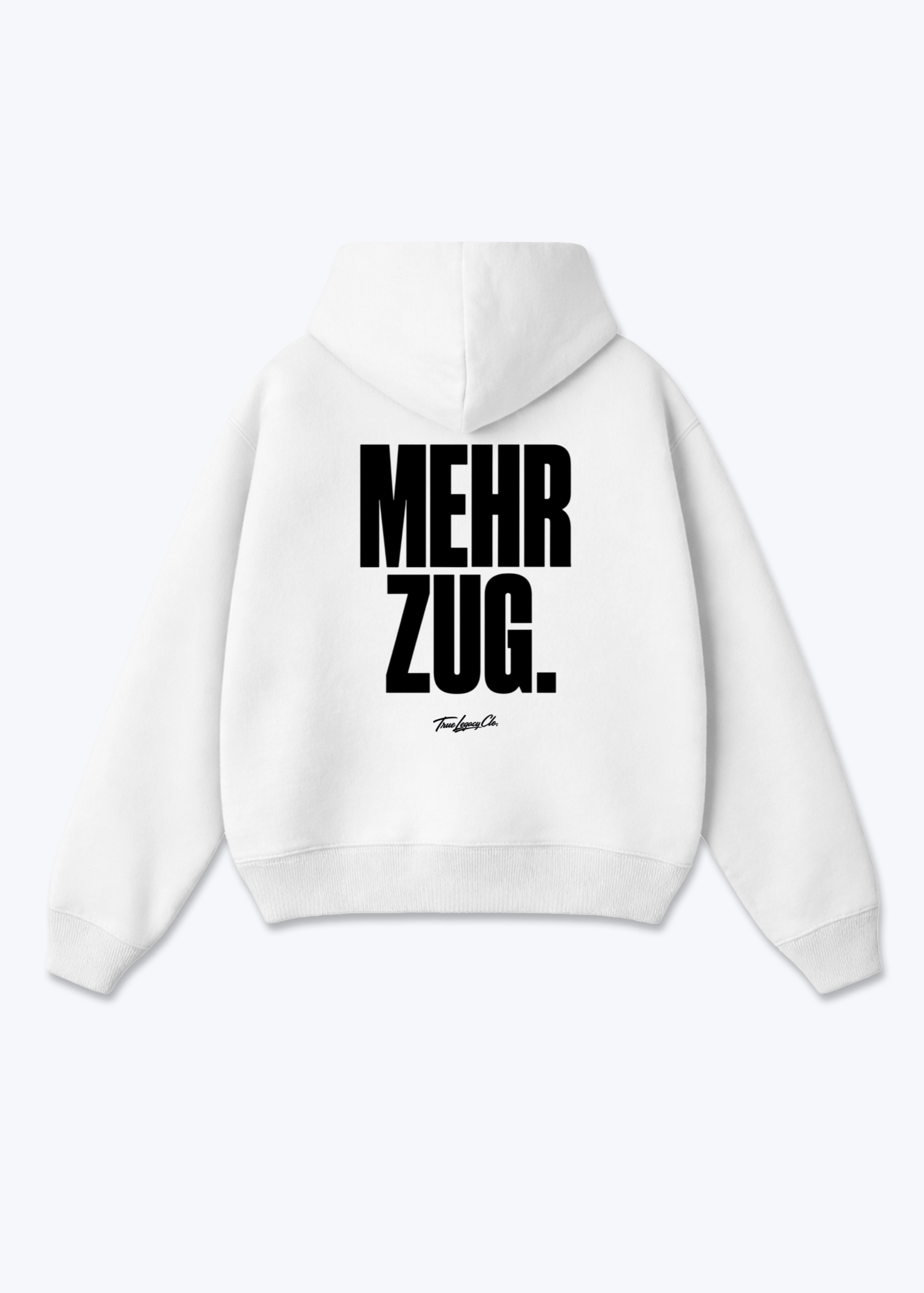 MEHR ZUG - Oversized Hoodie - White Back (Designed)