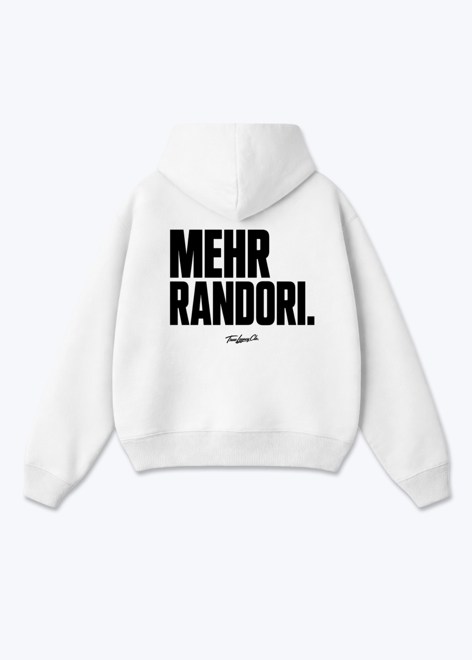 MEHR RANDORI - Oversized Hoodie - White Back (Designed)