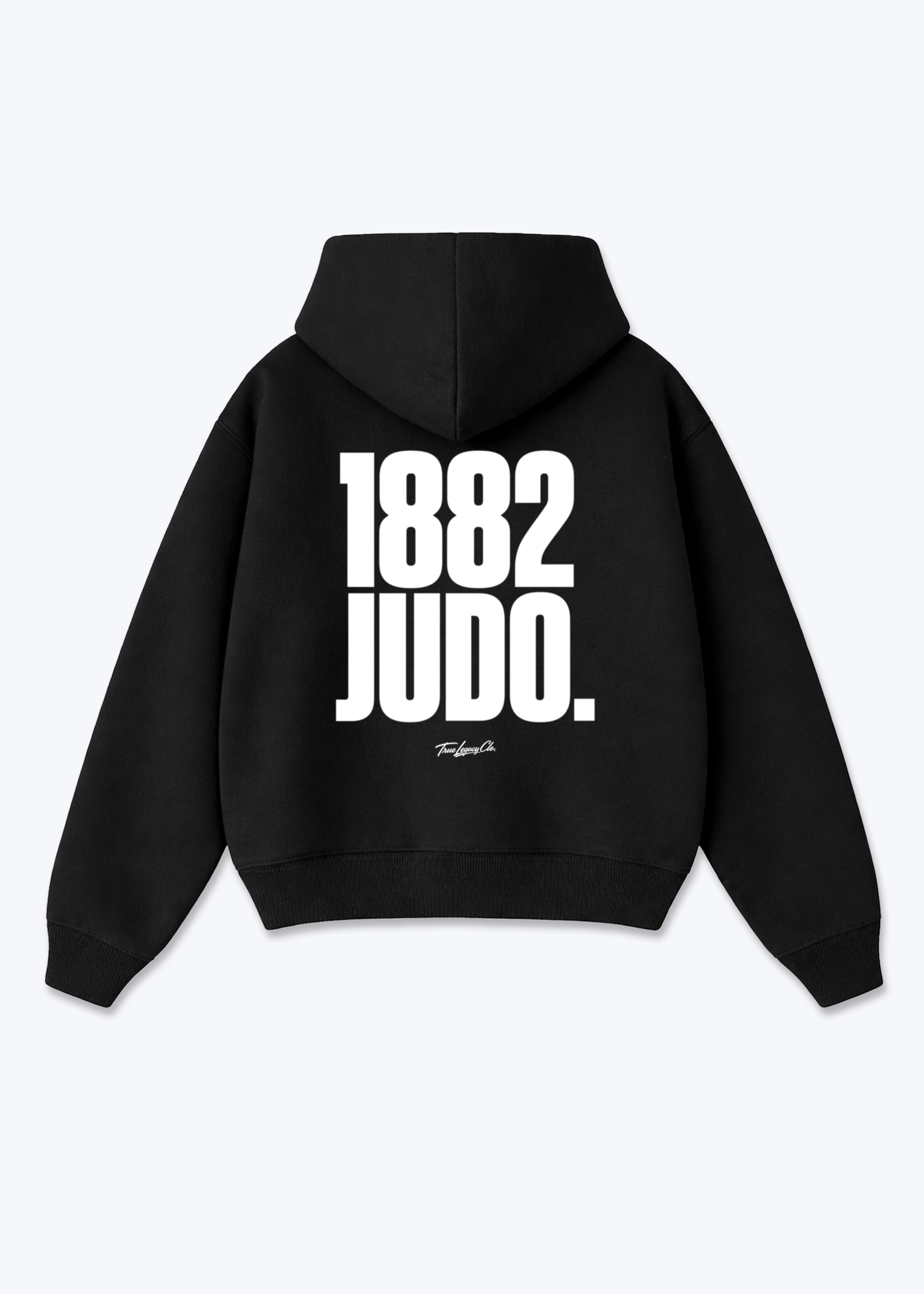 1882 JUDO - Oversized Hoodie - Black Back (Designed)