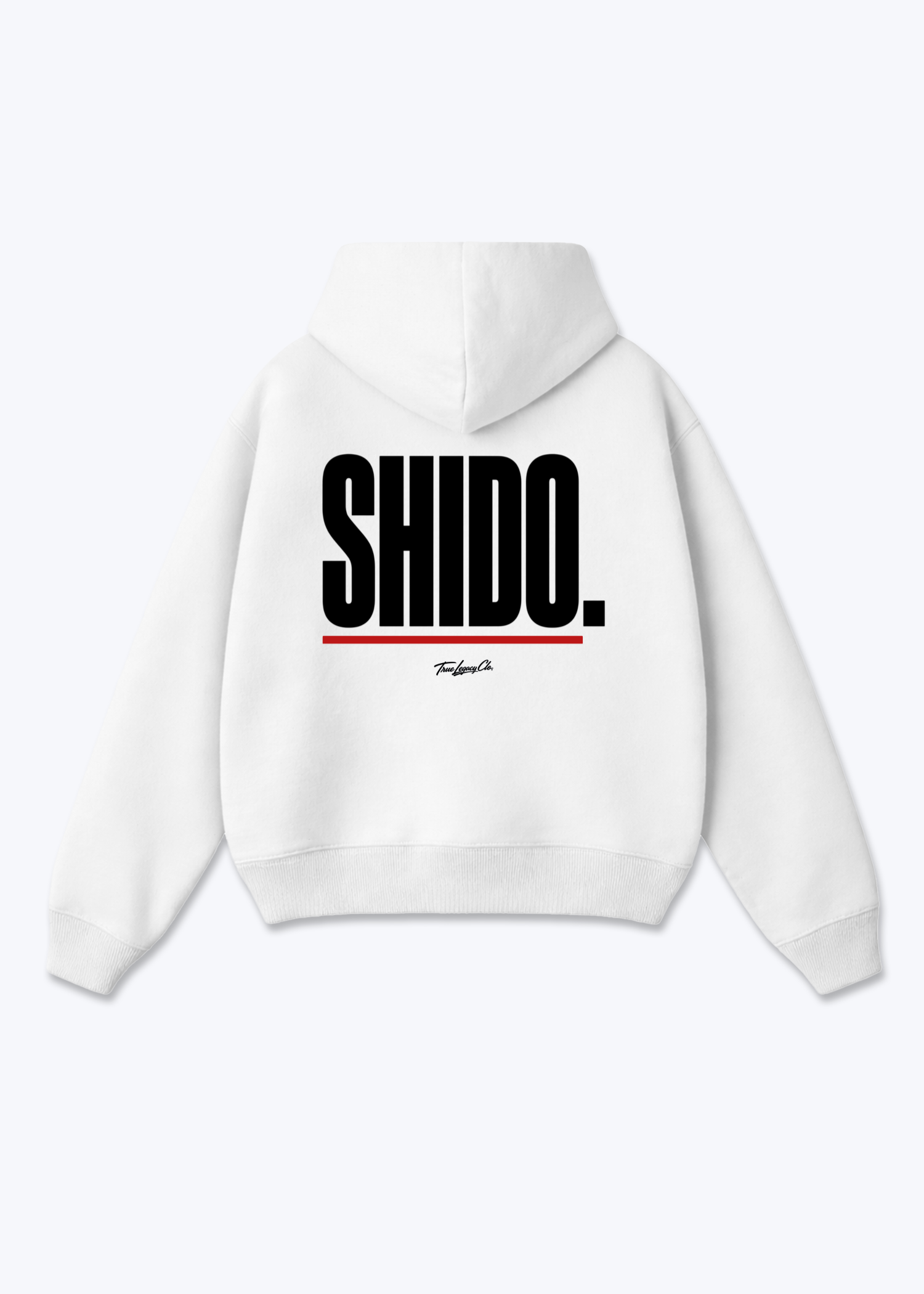 SHIDO! - Oversized Hoodie - White Back (Designed)