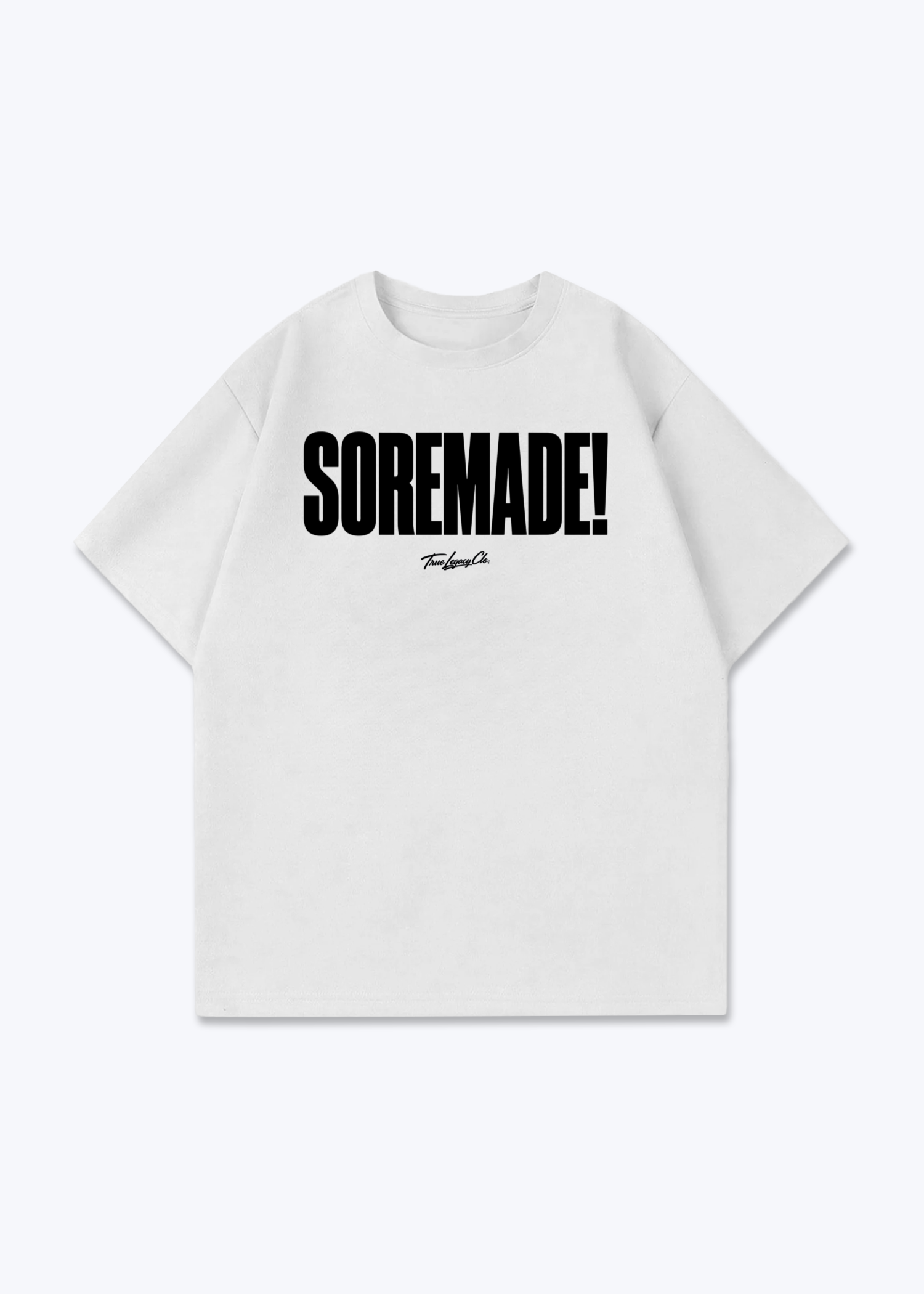 SOREMADE - Oversized Shirt - White Front (Designed)