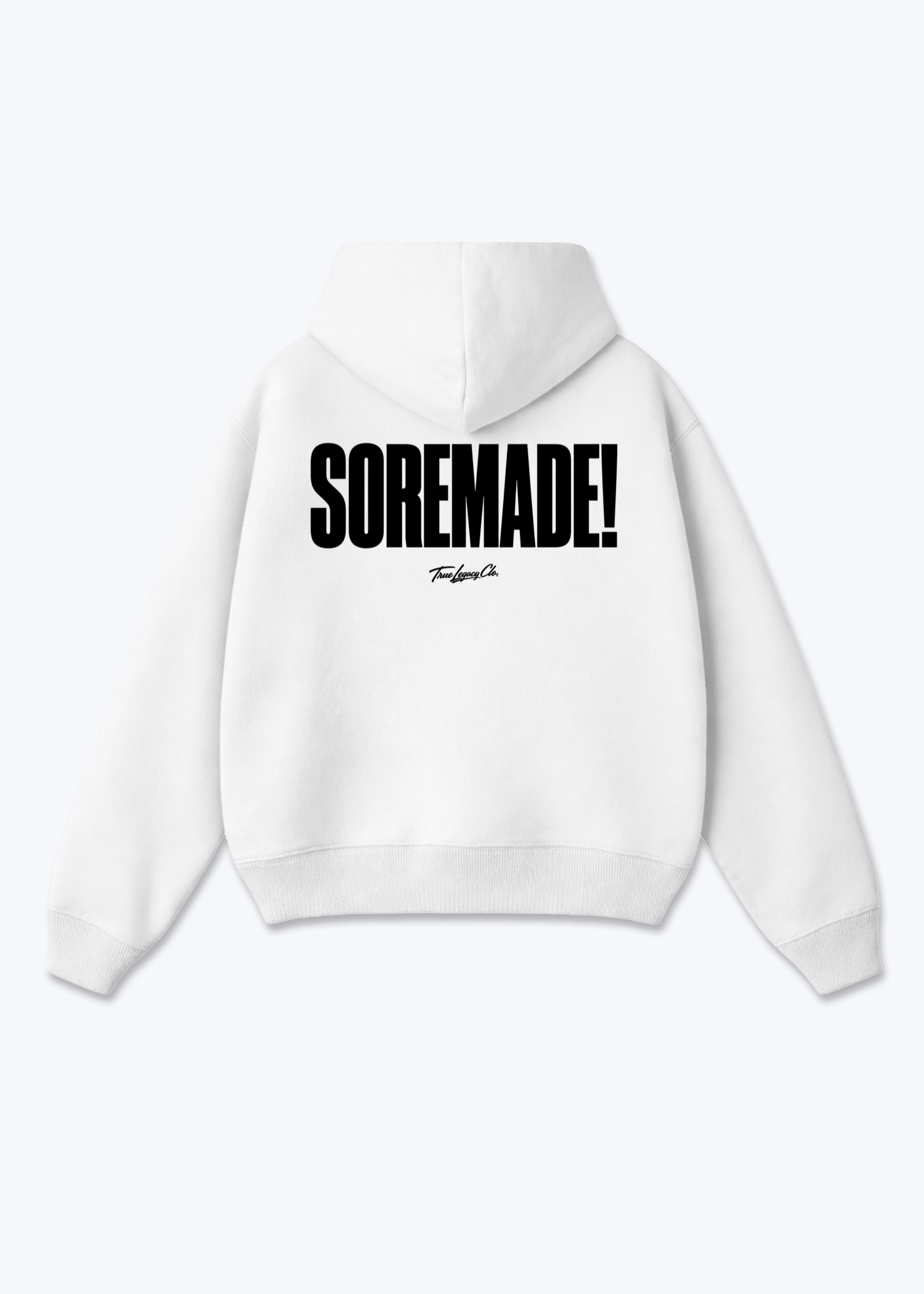 SOREMADE - Oversized Hoodie - White Back (Designed)