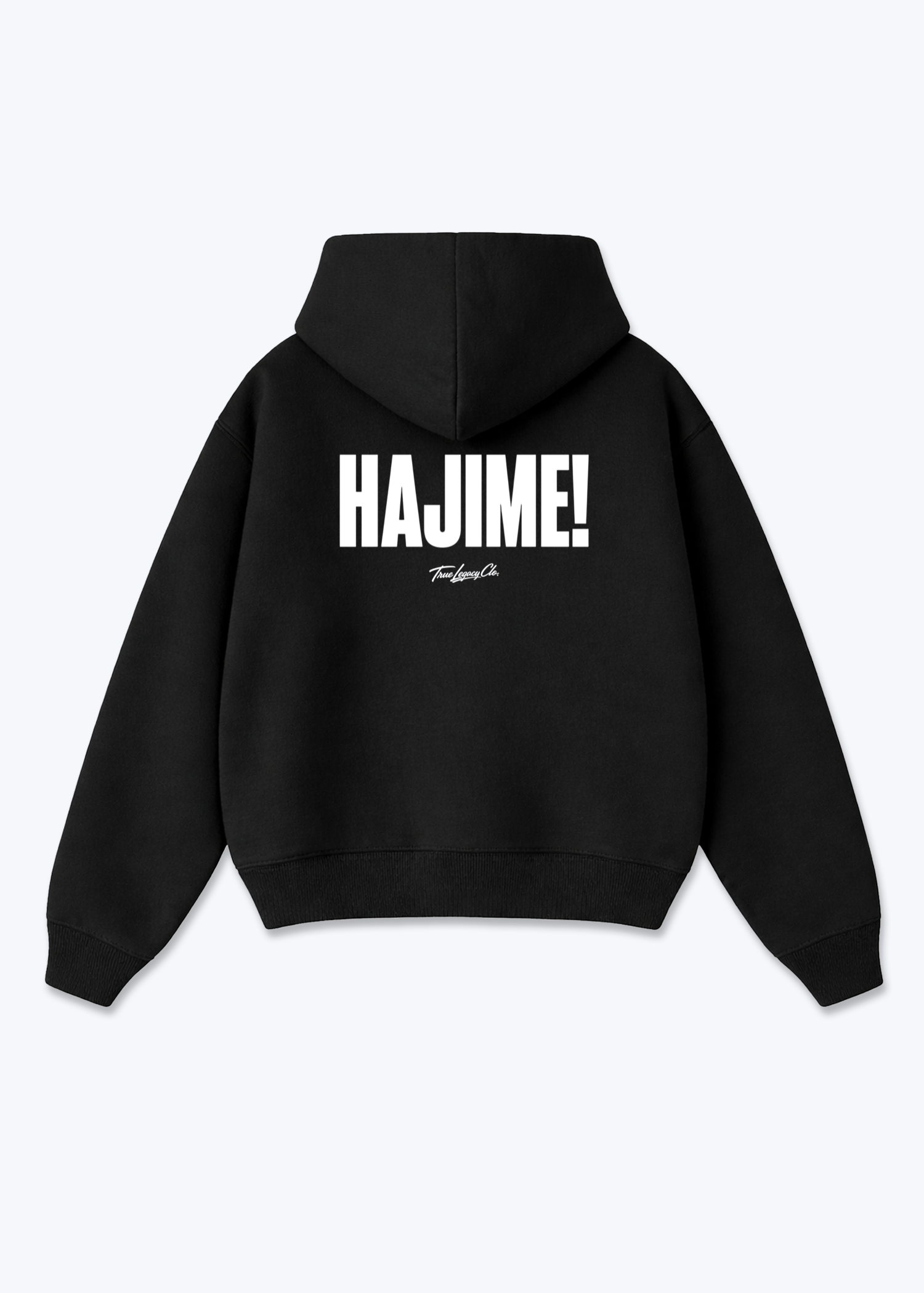 HAJIME - Oversized Hoodie - Black Back (Designed)