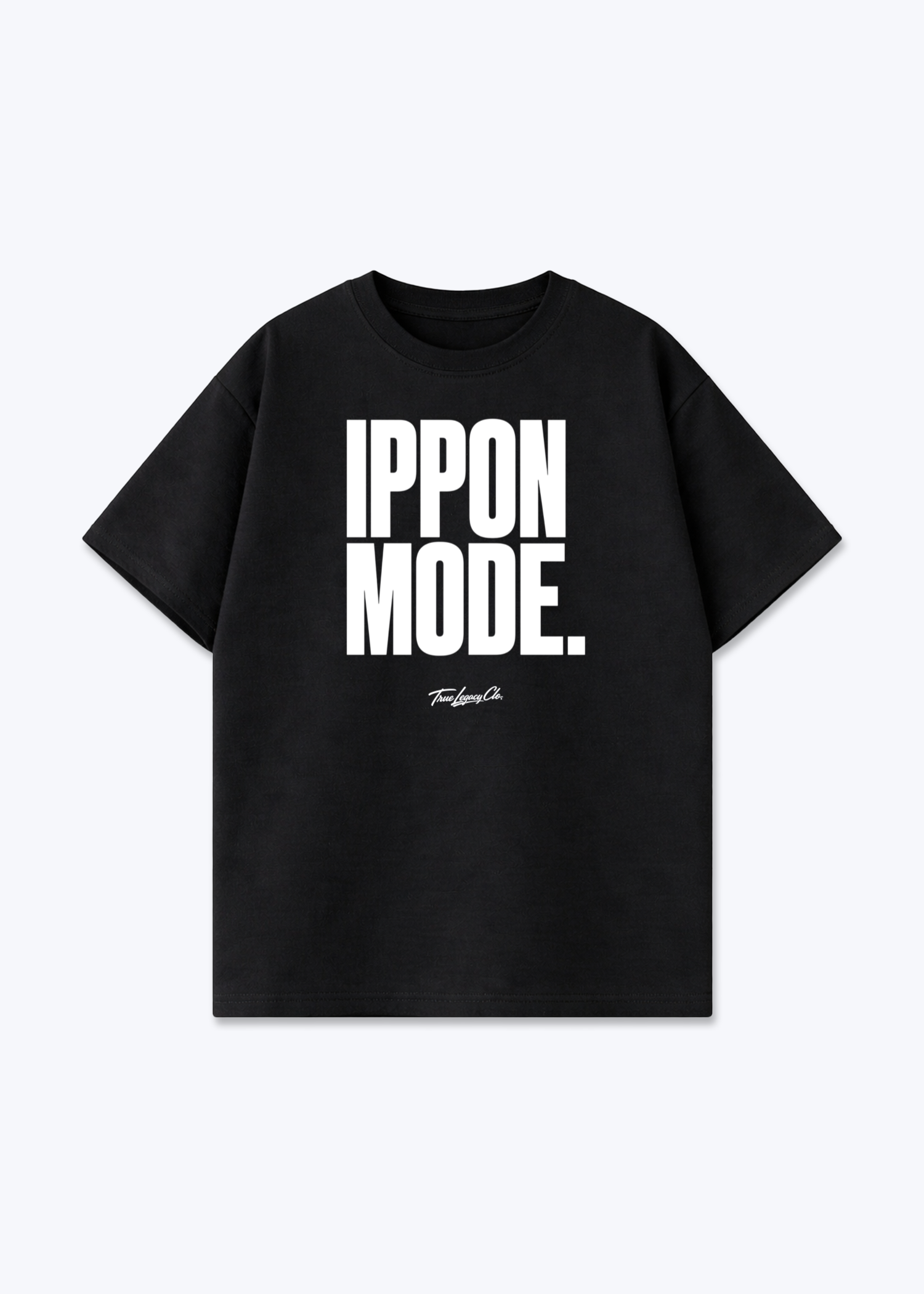 IPPON MODE - Oversized Shirt - Black Front (Designed)