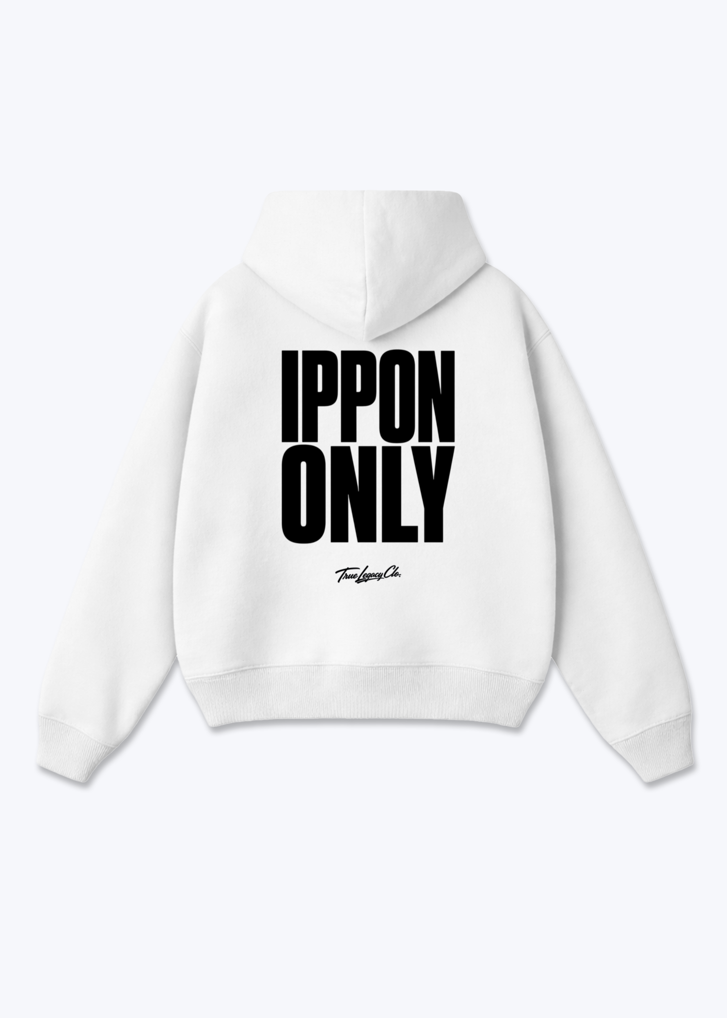 IPPON ONLY - Oversized Hoodie - White Back (Designed)
