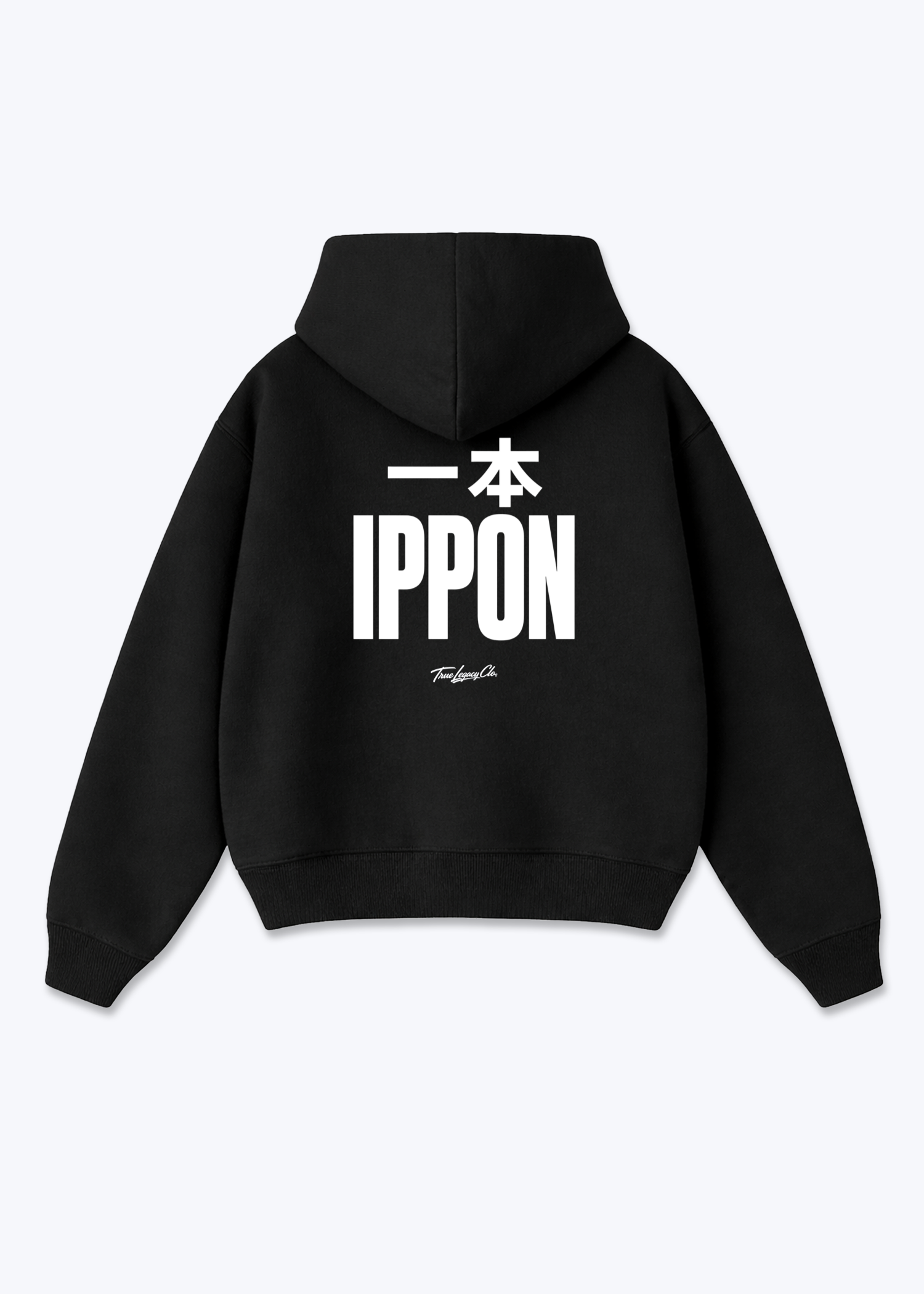 IPPON | CLASSIC - Oversized Hoodie - Black Back (Designed)