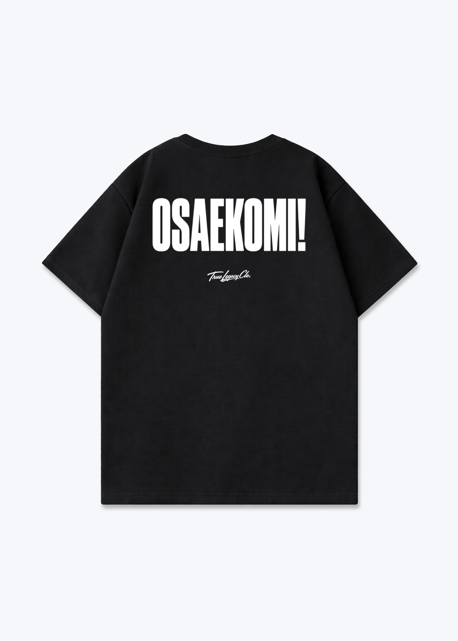 OSAEKOMI - Oversized Shirt - Black Back (Designed)