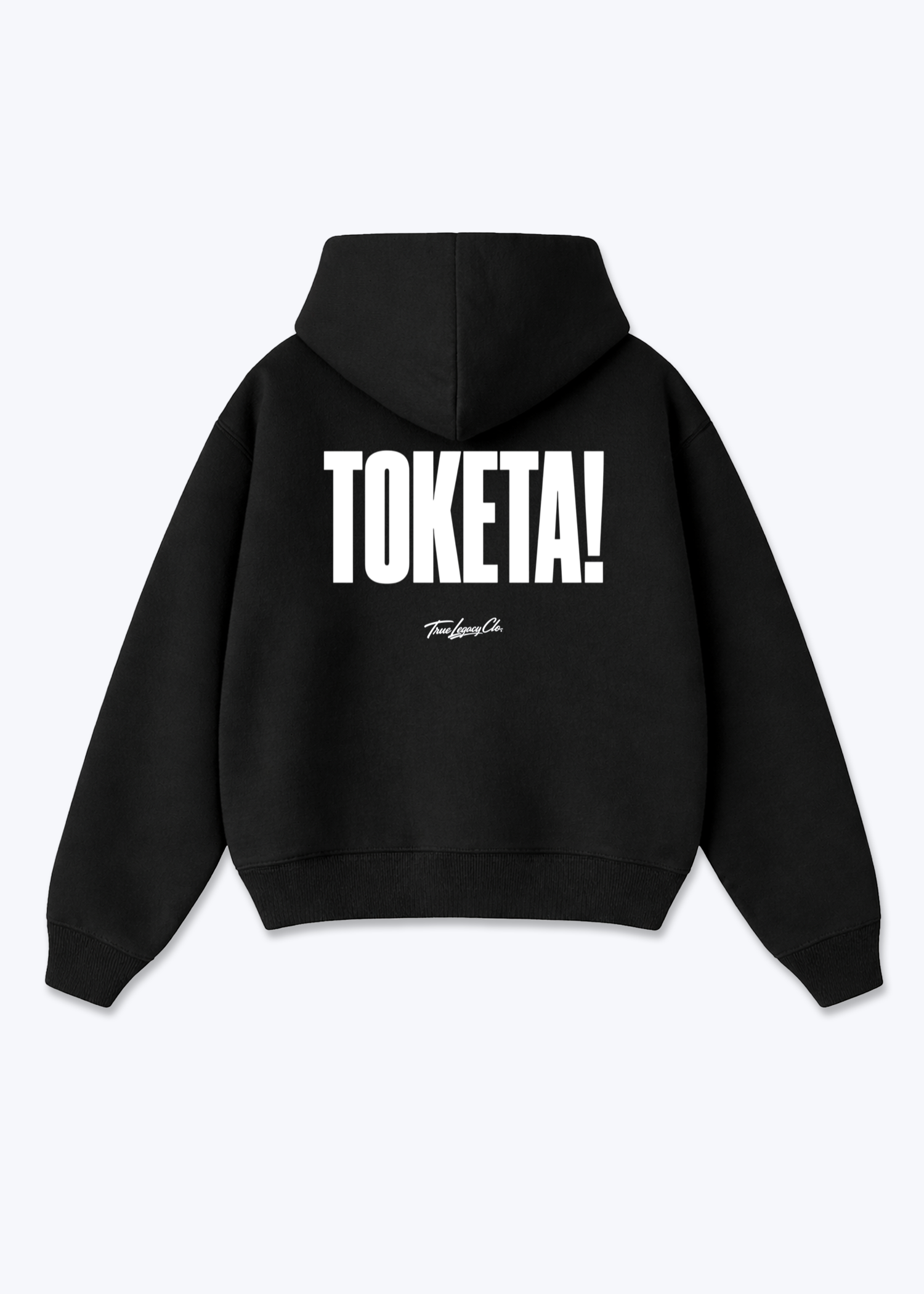 TOKETA - Oversized Hoodie - Black Back (Designed)