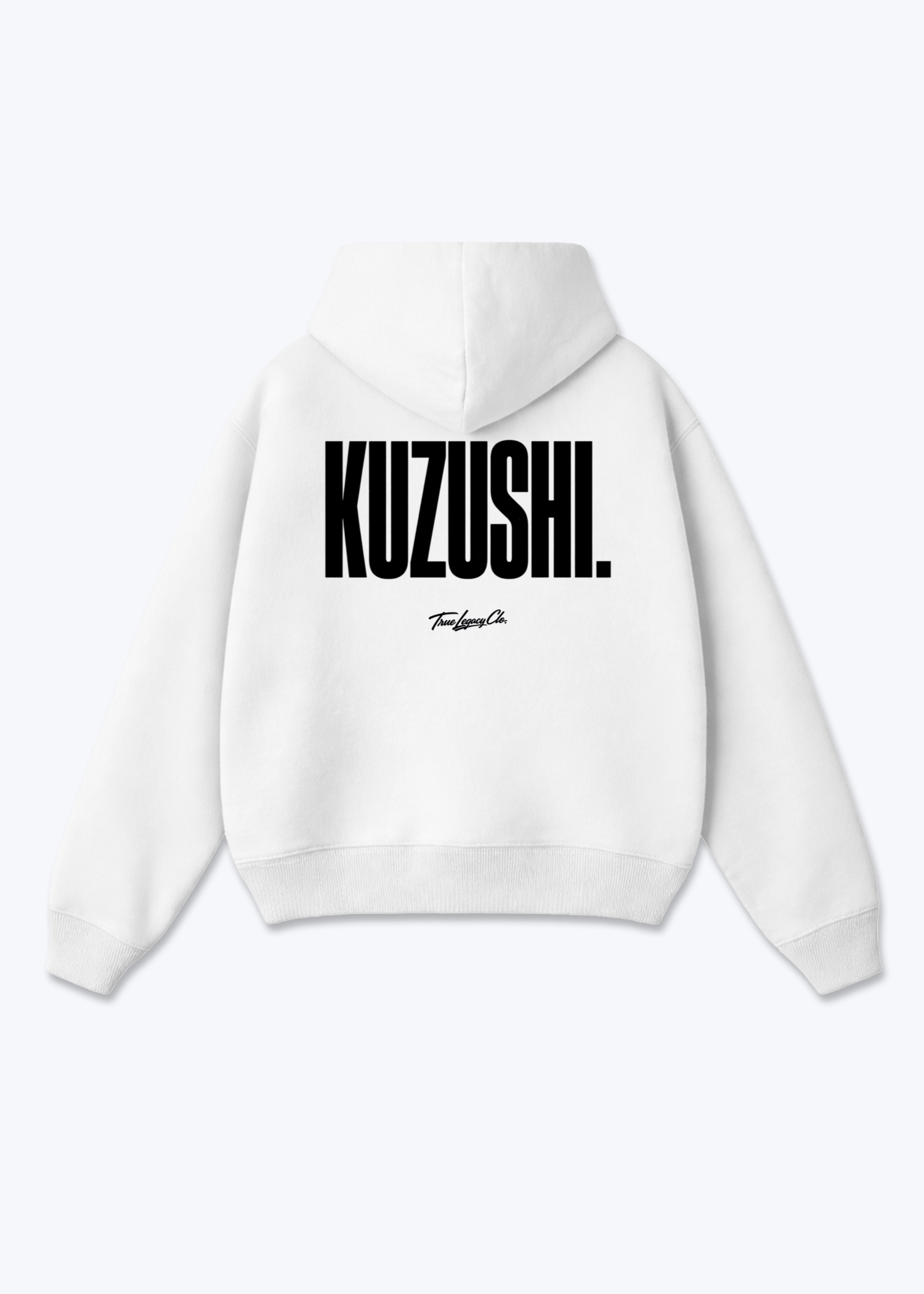 KUZUSHI - Oversized Hoodie - White Back (Designed)