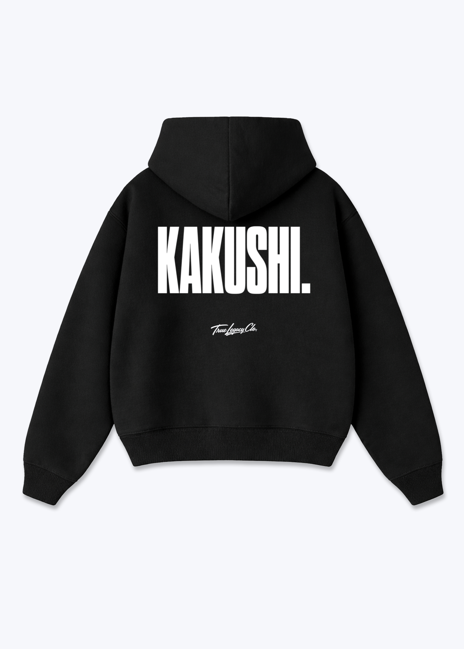KAKUSHI - Oversized Hoodie - Black Back (Designed)