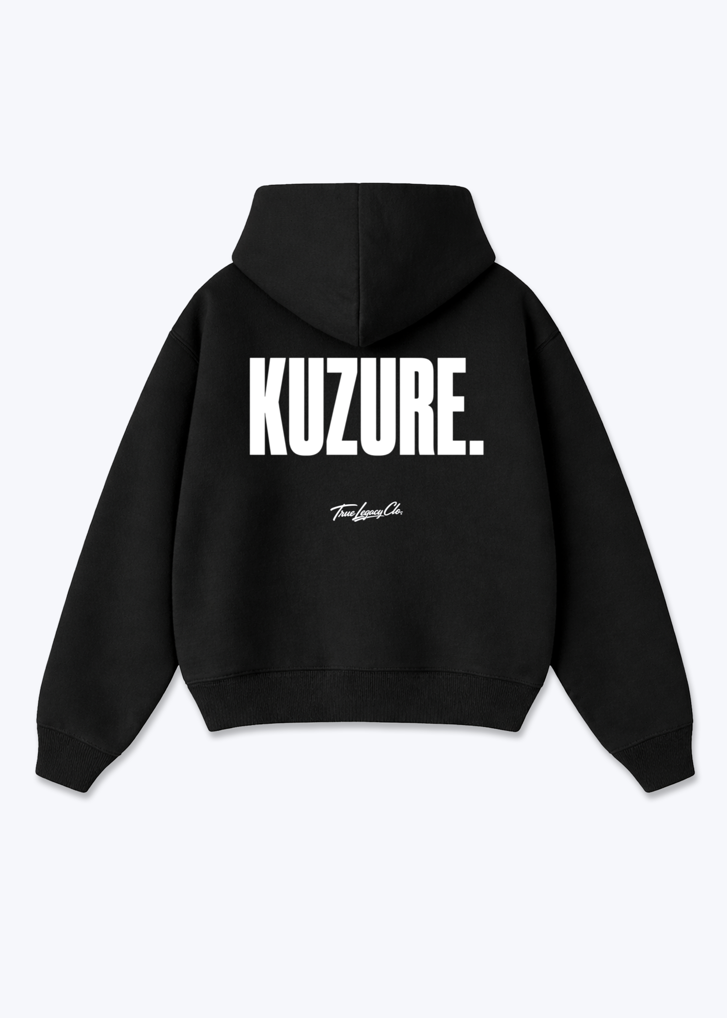 KUZURE - Oversized Hoodie - Black Back (Designed)