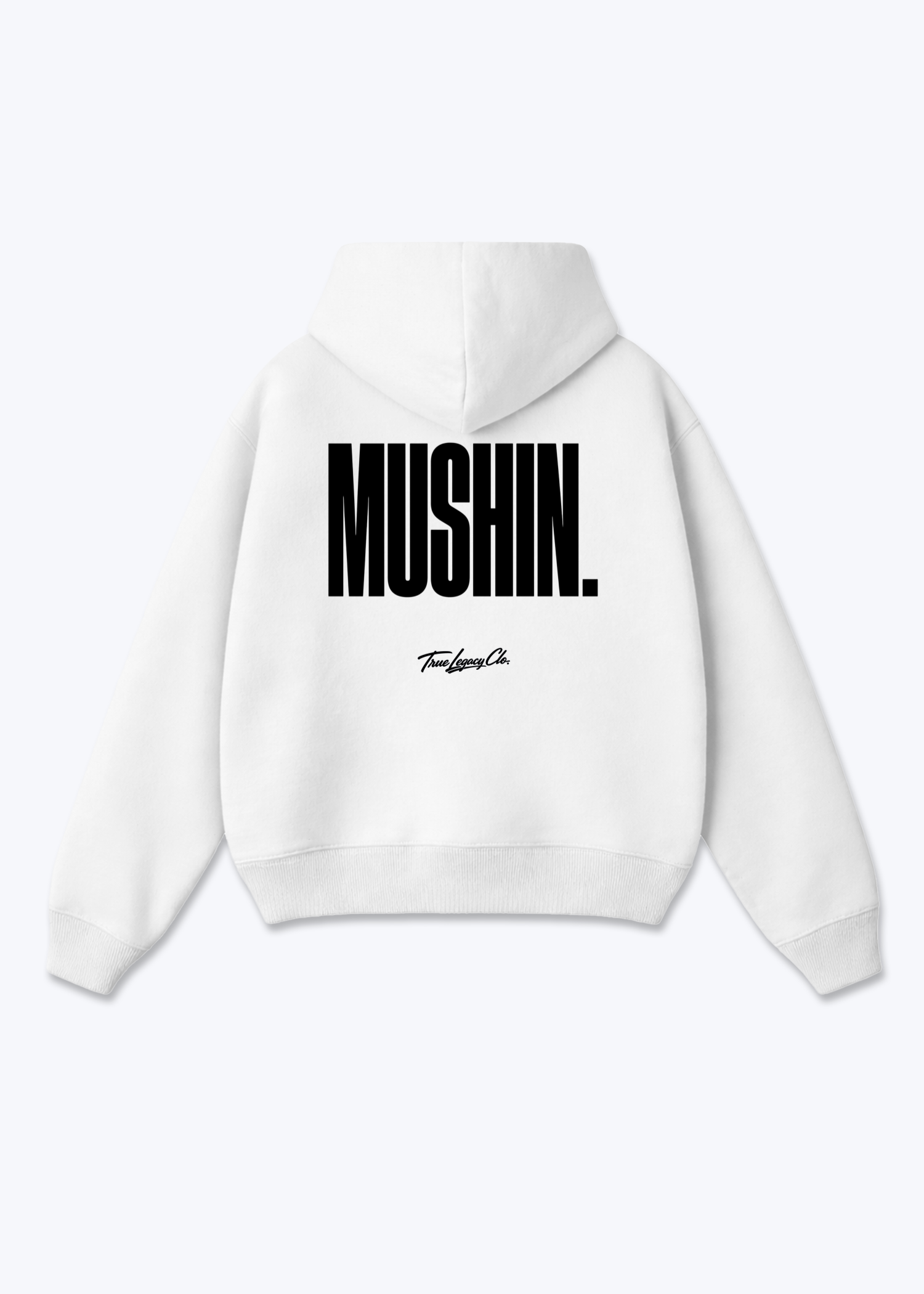 MUSHIN - Oversized Hoodie - White Back (Designed)