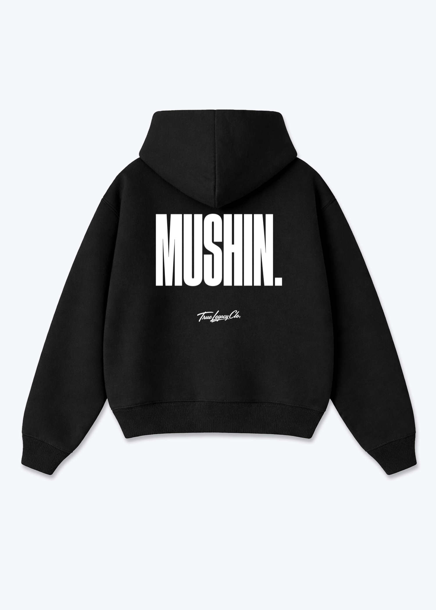 MUSHIN - Oversized Hoodie - Black Back (Designed)