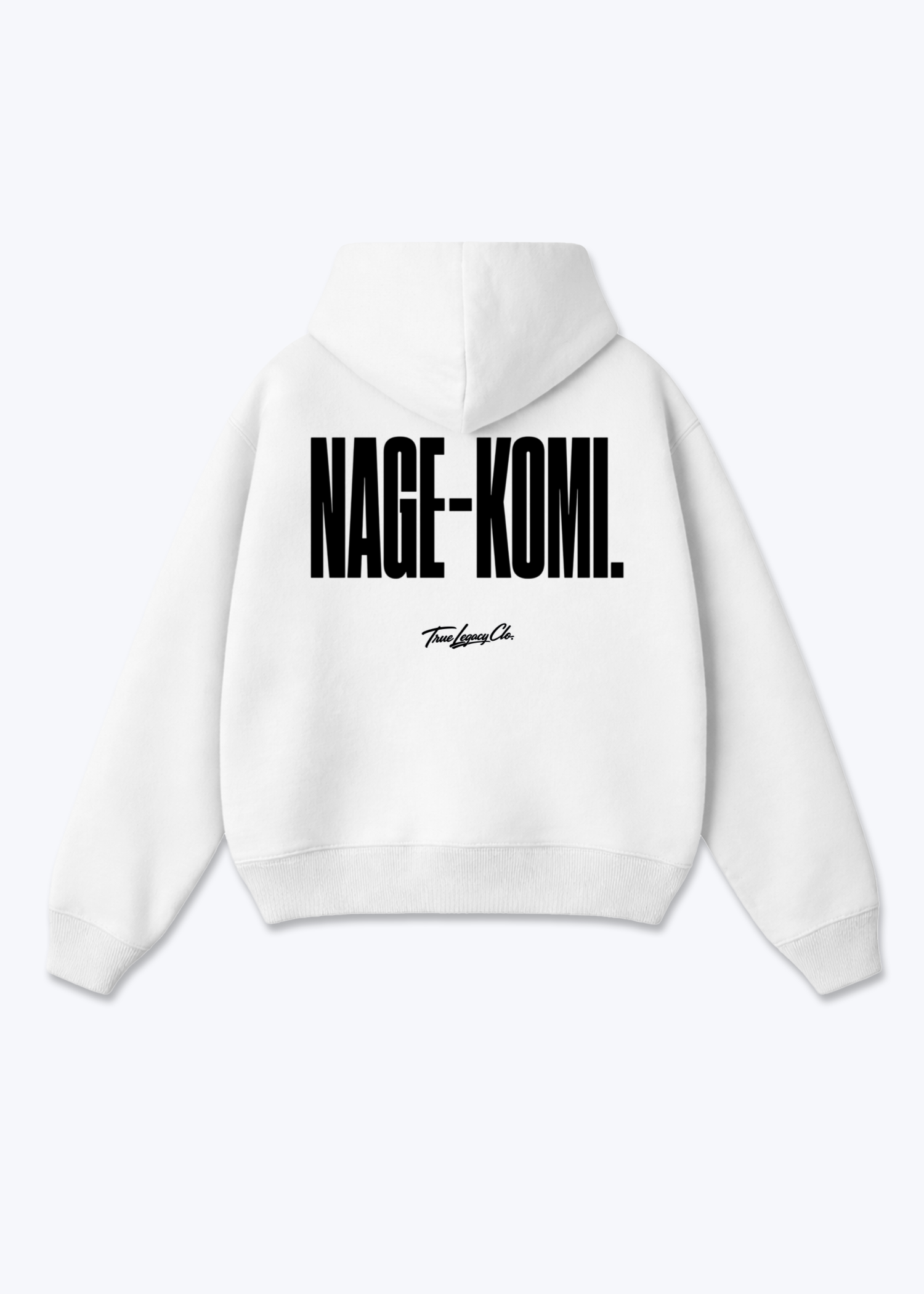 NAGE-KOMI - Oversized Hoodie - White Back (Designed)