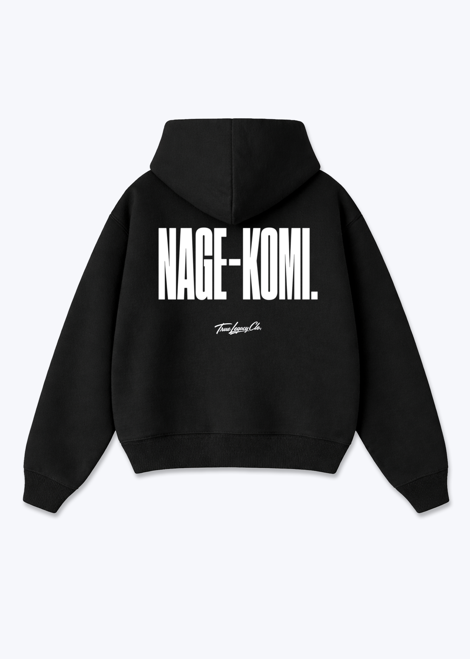NAGE-KOMI - Oversized Hoodie - Black Back (Designed)