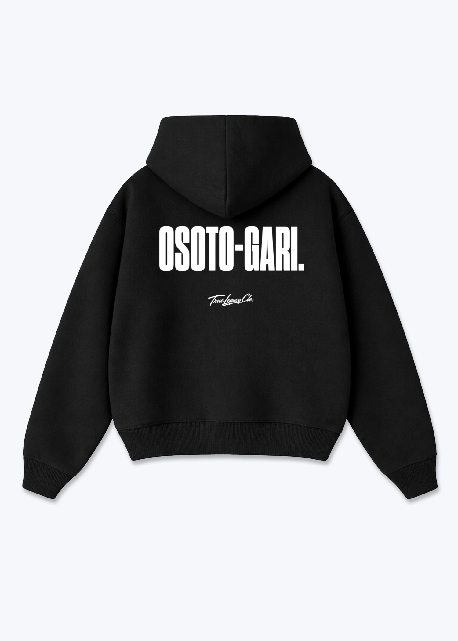 OSOTO-GARI - Oversized Hoodie - Black Back (Designed)