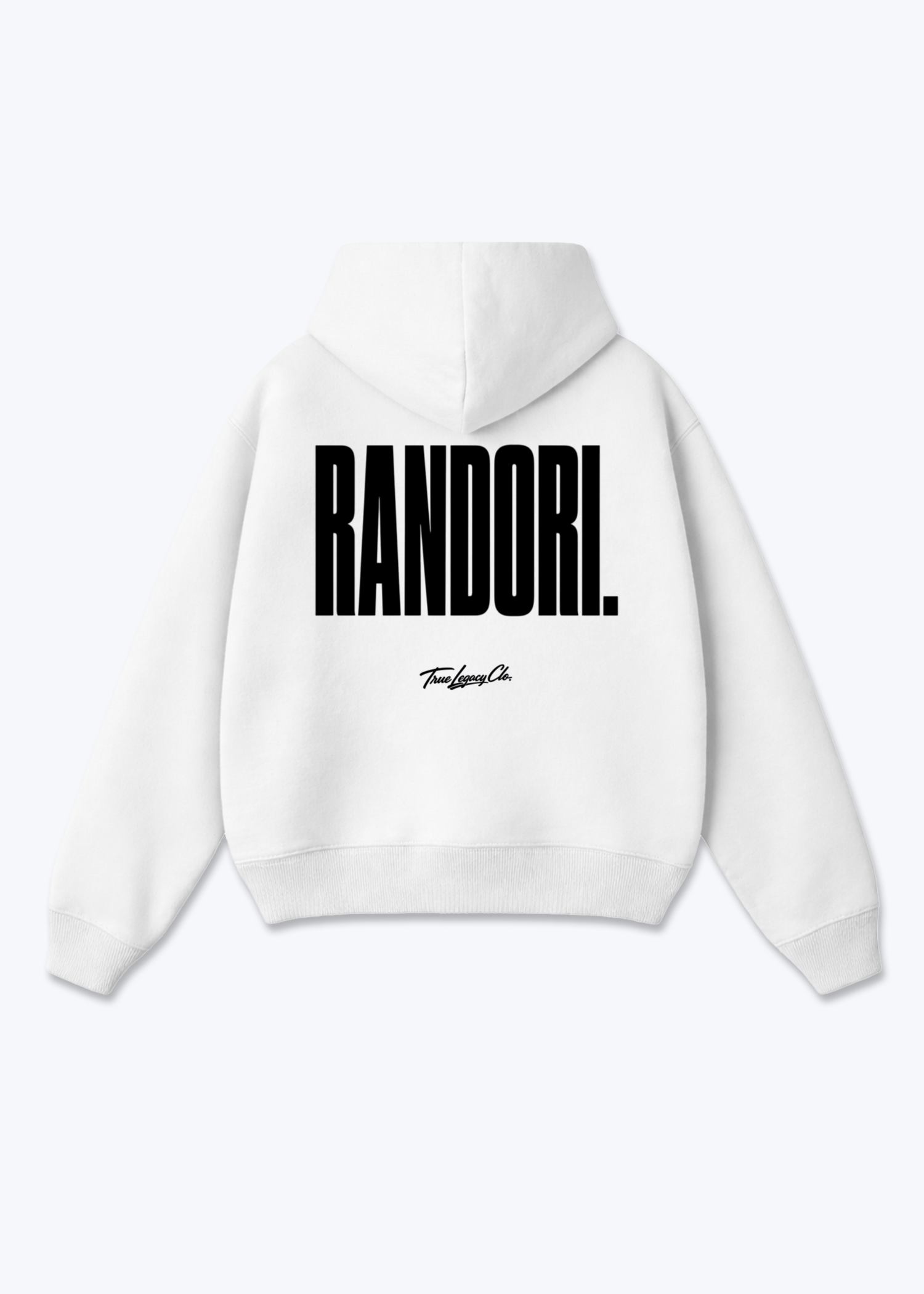 RANDORI - Oversized Hoodie - White Back (Designed)