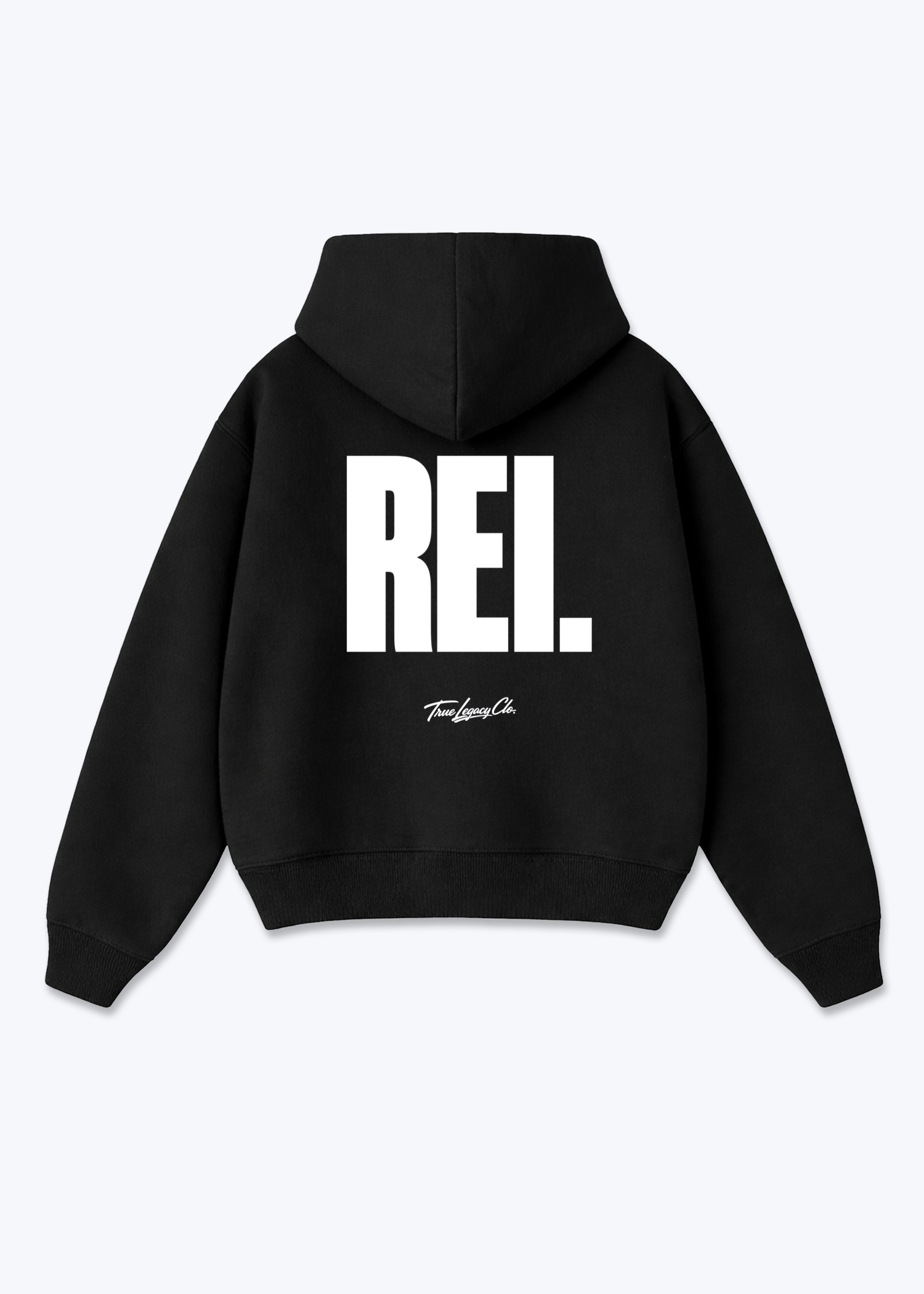 REI - Oversized Hoodie - Black Back (Designed)