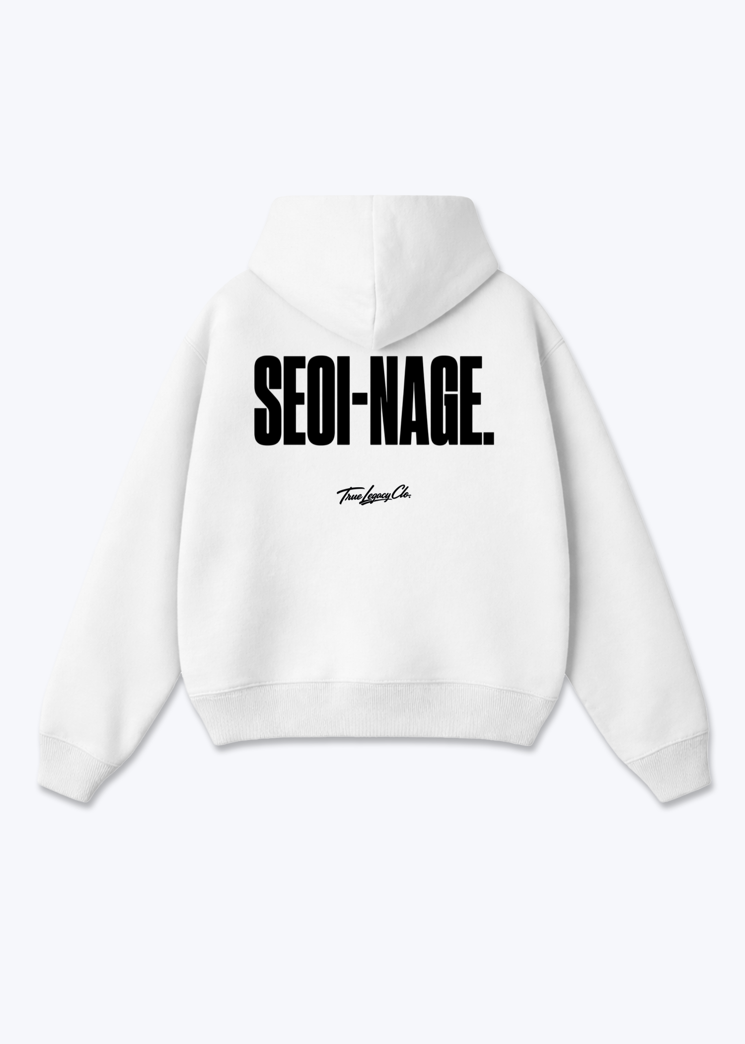 SEOI-NAGE - Oversized Hoodie - White Back (Designed)