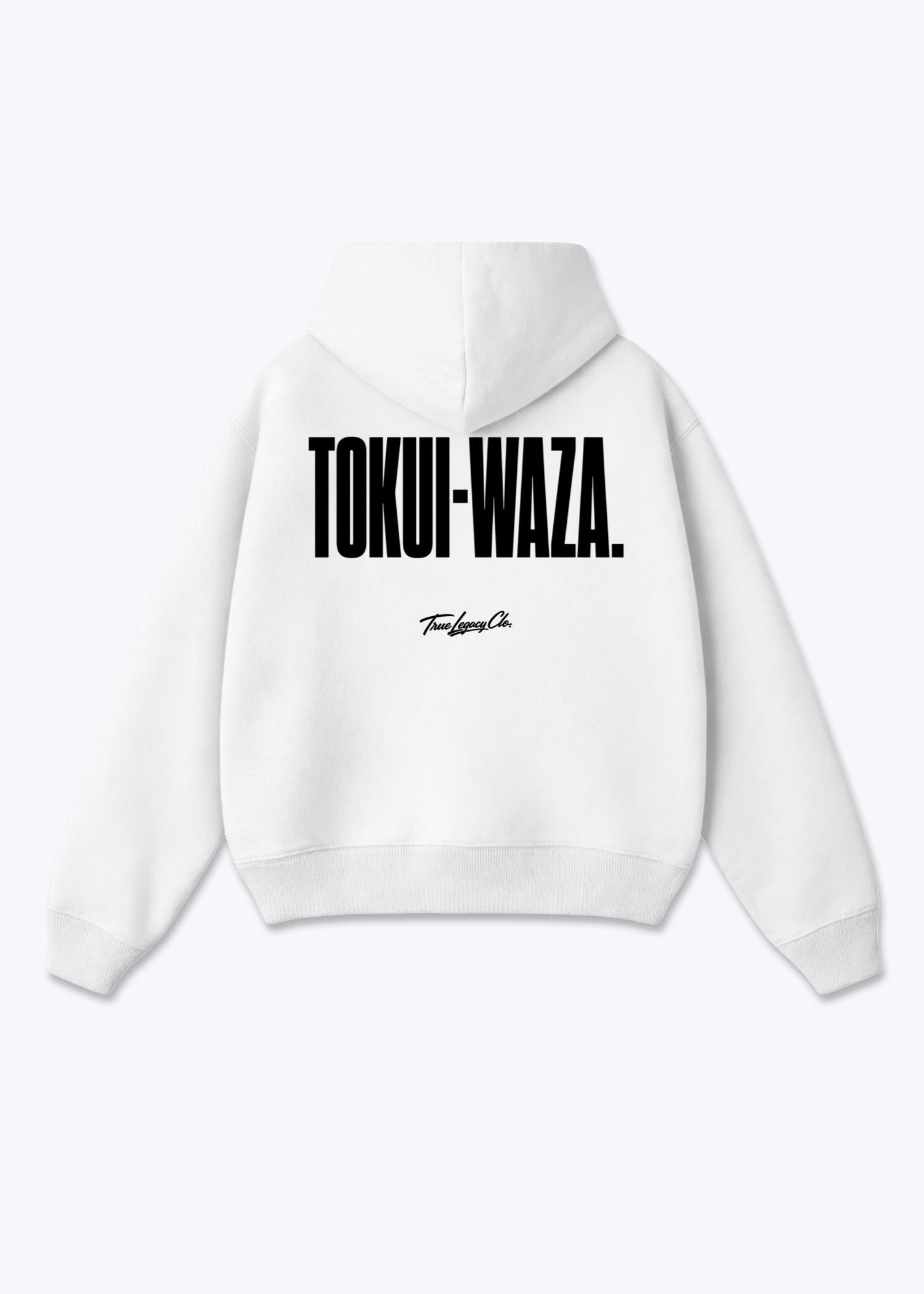 TOKUI-WAZA - Oversized Hoodie - White Back (Designed)