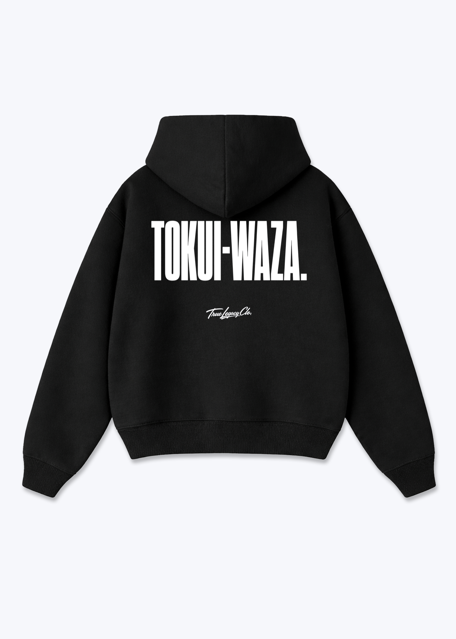 TOKUI-WAZA - Oversized Hoodie - Black Back (Designed)