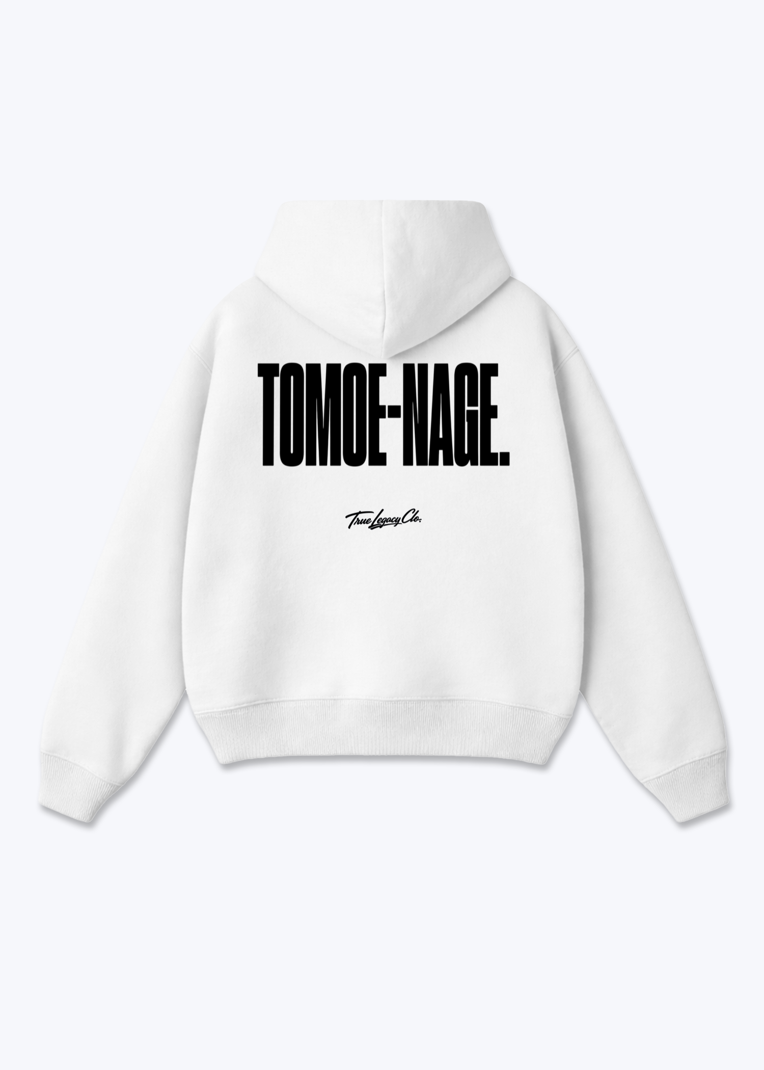 TOMOE-NAGE - Oversized Hoodie - White Back (Designed)