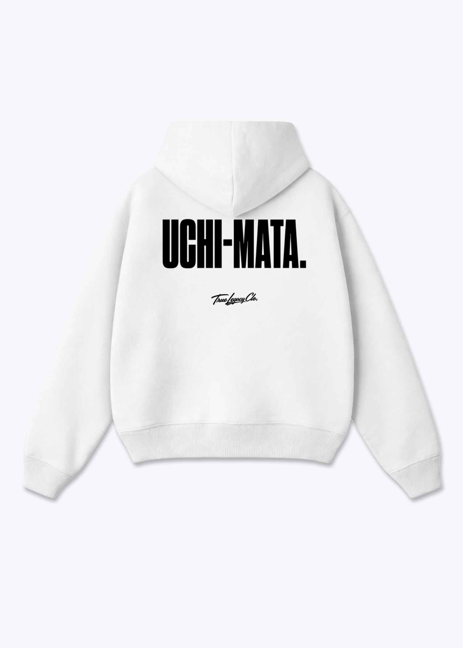 UCHI-MATA - Oversized Hoodie - White Back (Designed)