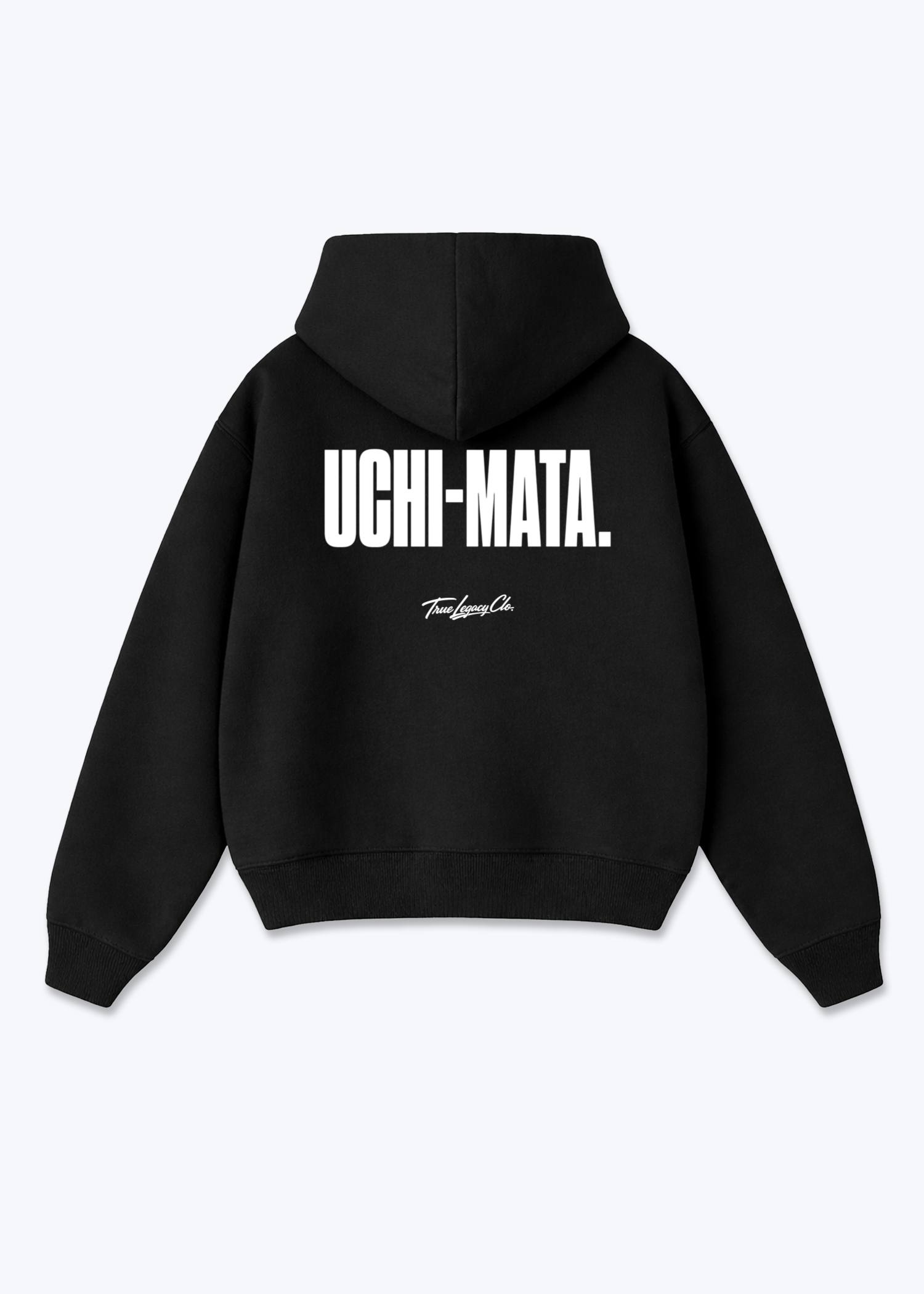 UCHI-MATA - Oversized Hoodie - Black Back (Designed)