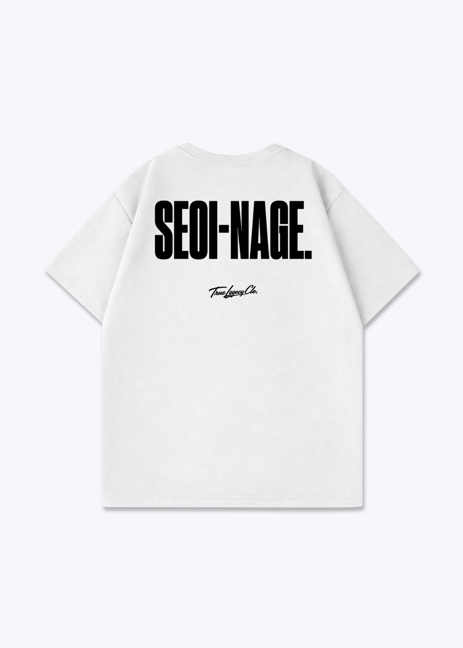 SEOI-NAGE - Oversized Shirt - White Back (Designed)