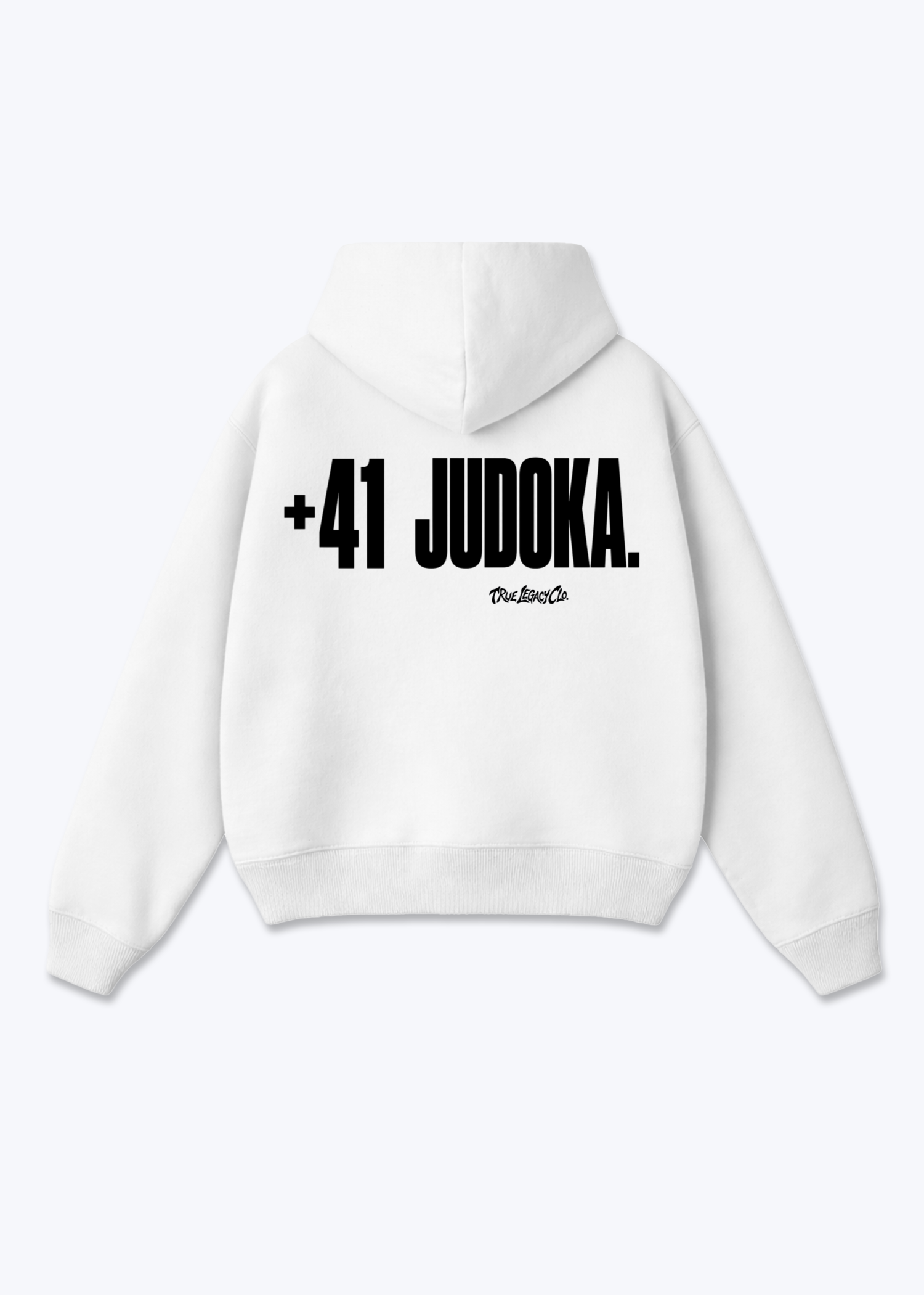 '+41 JUDOKA (CH) - Oversized Hoodie - White Back (Designed)