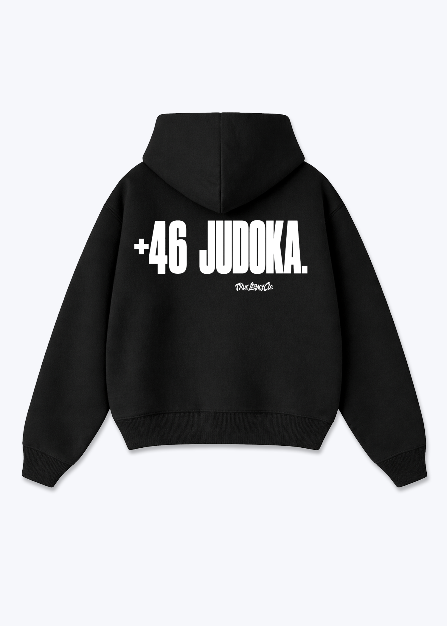 '+46 JUDOKA (SE) - Oversized Hoodie - Black Back (Designed)