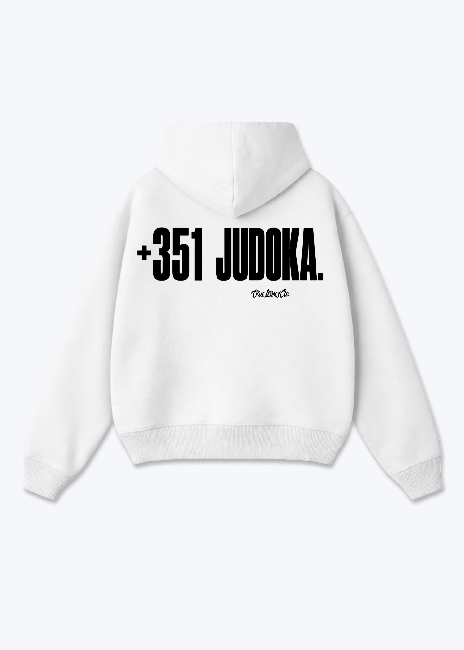 '+351 JUDOKA (PT) - Oversized Hoodie - White Back (Designed)