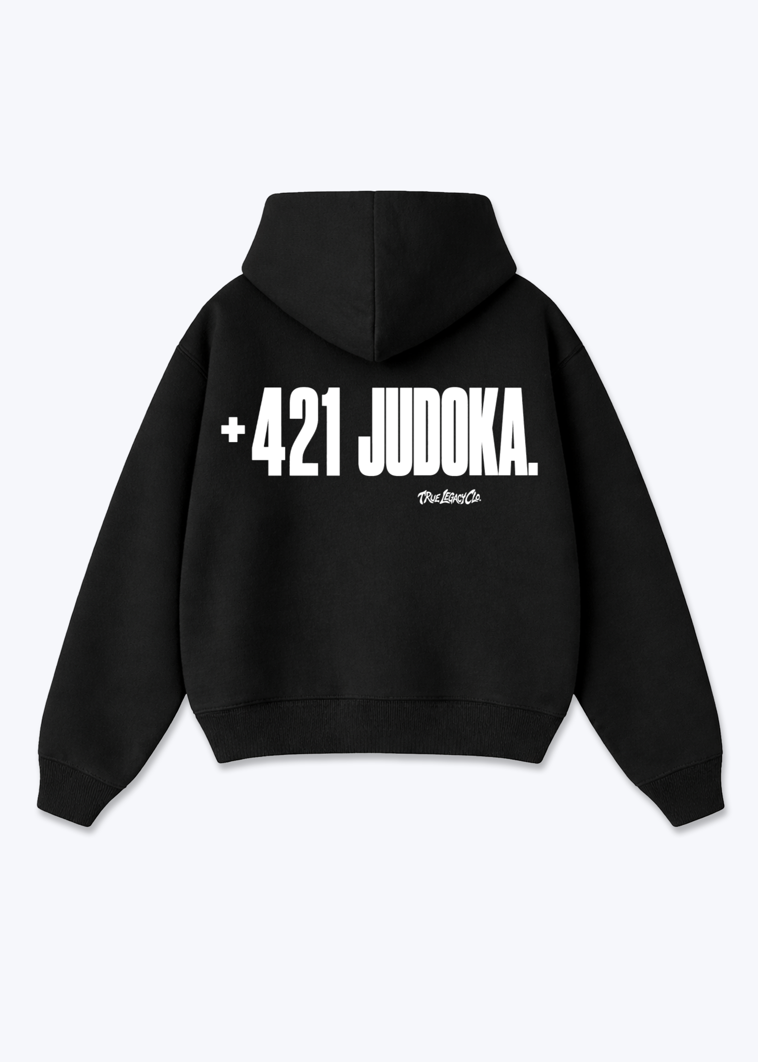'+421 JUDOKA (SK) - Oversized Hoodie - Black Back (Designed)