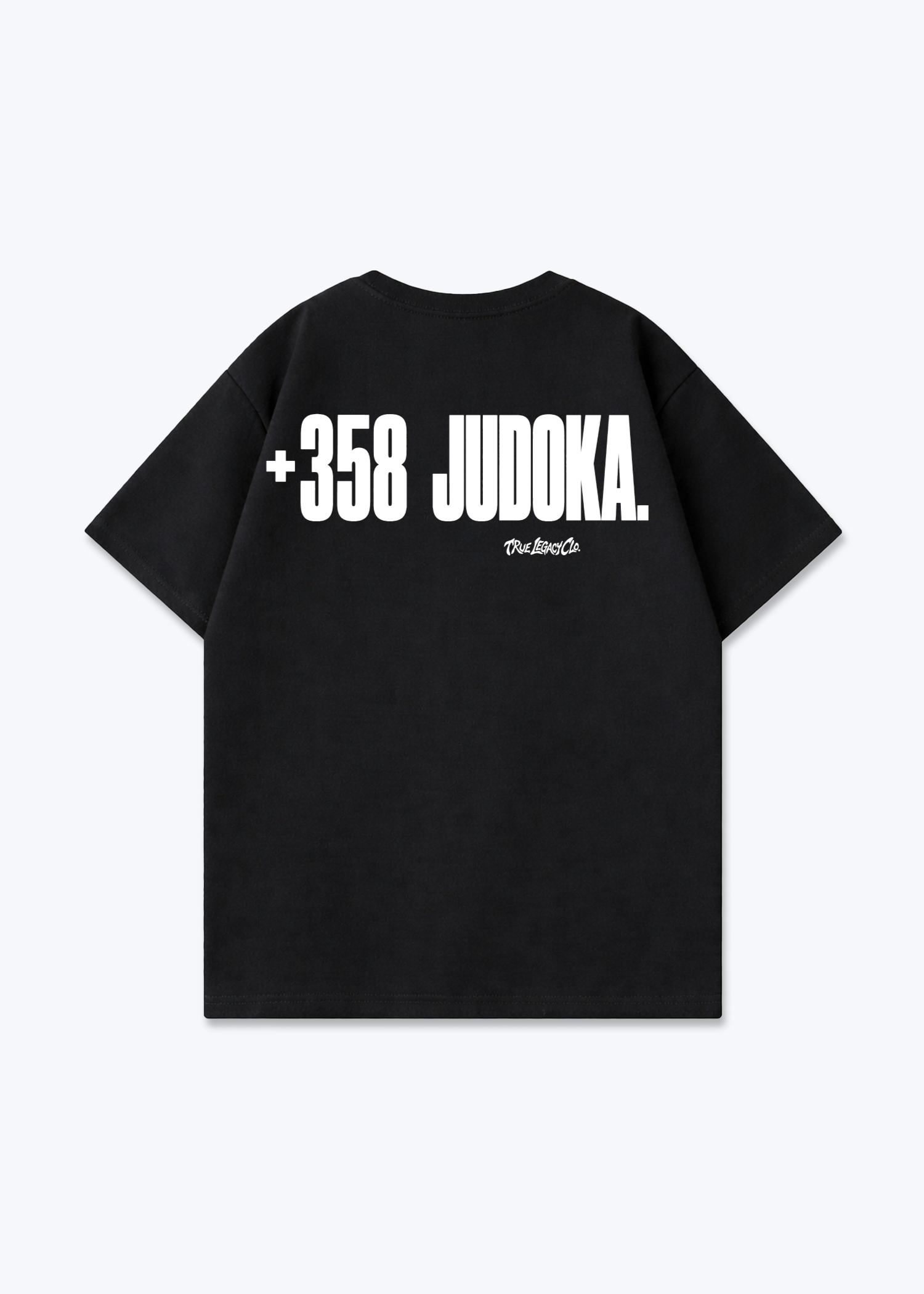 '+358 JUDOKA (FI) - Oversized Shirt - Black Back (Designed)