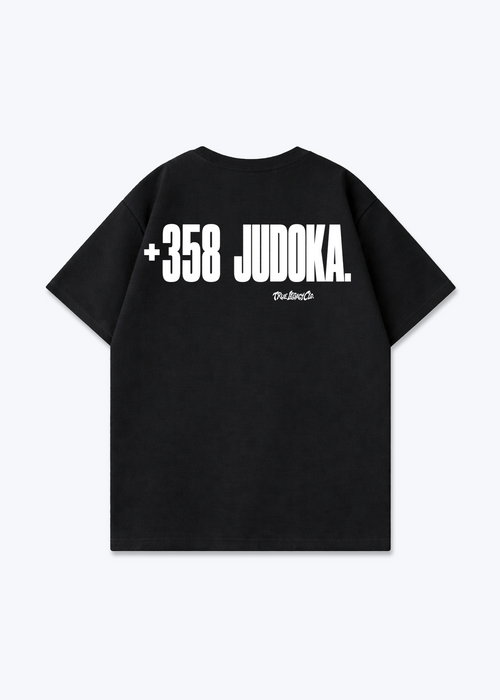 '+358 JUDOKA (FI) - Oversized Shirt - Black Back (Designed)
