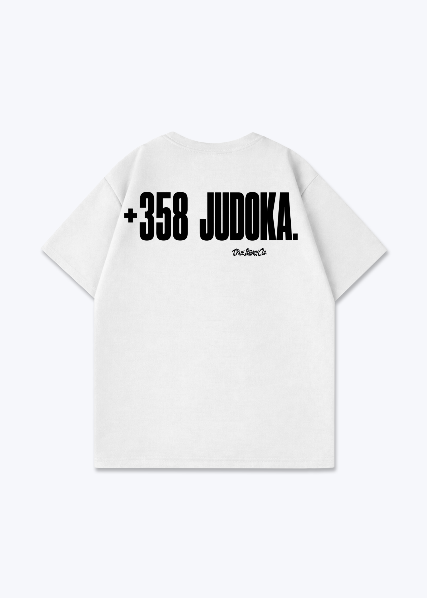'+358 JUDOKA (FI) - Oversized Shirt - White Back (Designed)