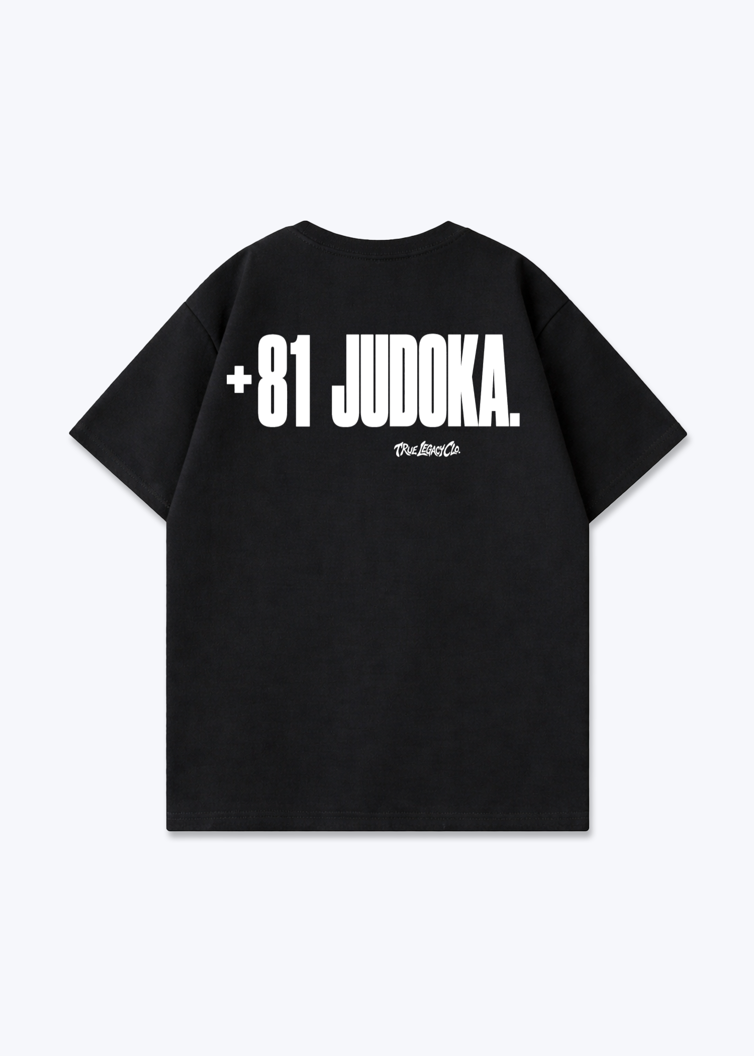 '+81 JUDOKA (JP) - Oversized Shirt - Black Back (Designed)