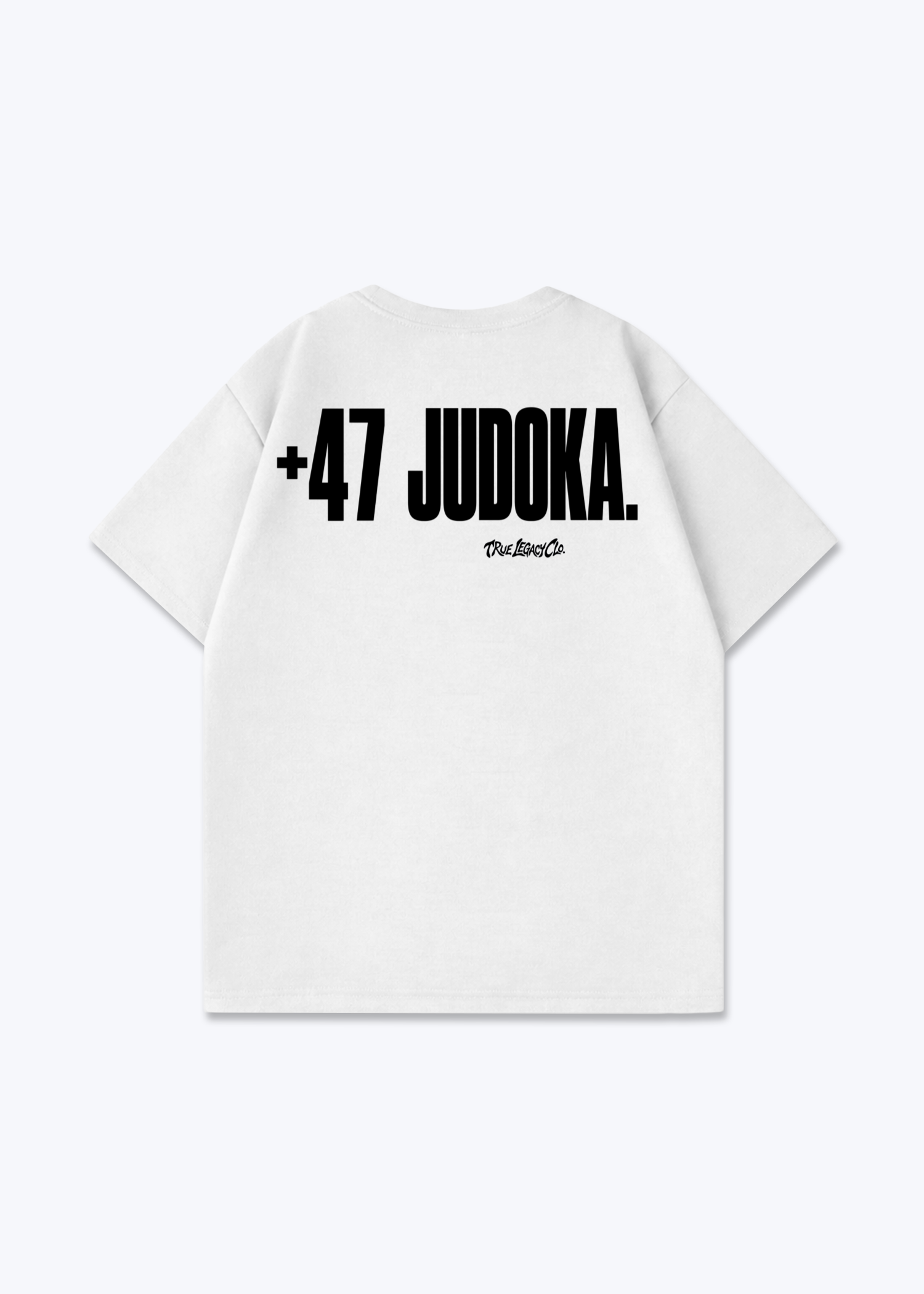 '+47 JUDOKA (NO) - Oversized Shirt - White Back (Designed)