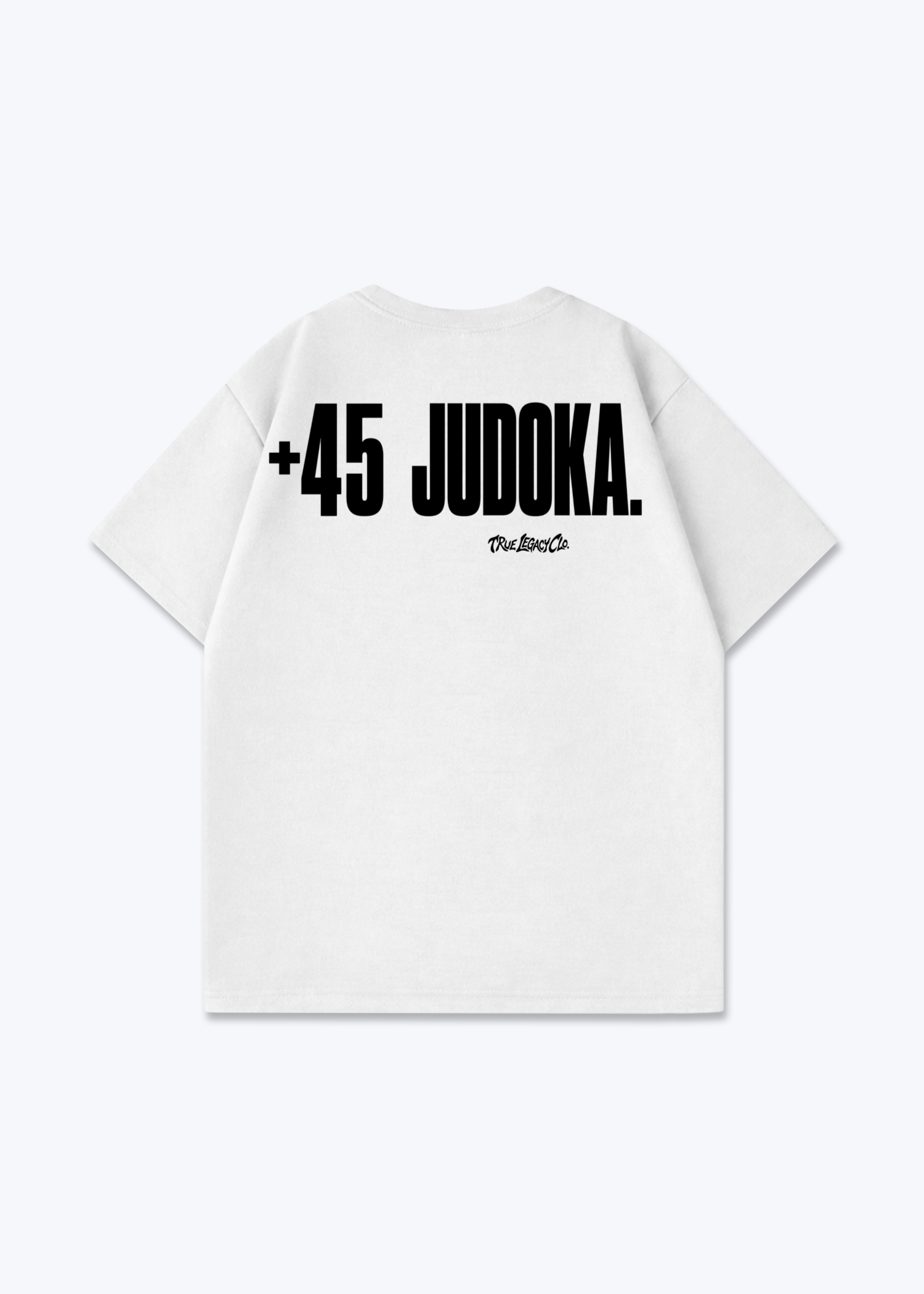 '+45 JUDOKA (DK) - Oversized Shirt - White Back (Designed)